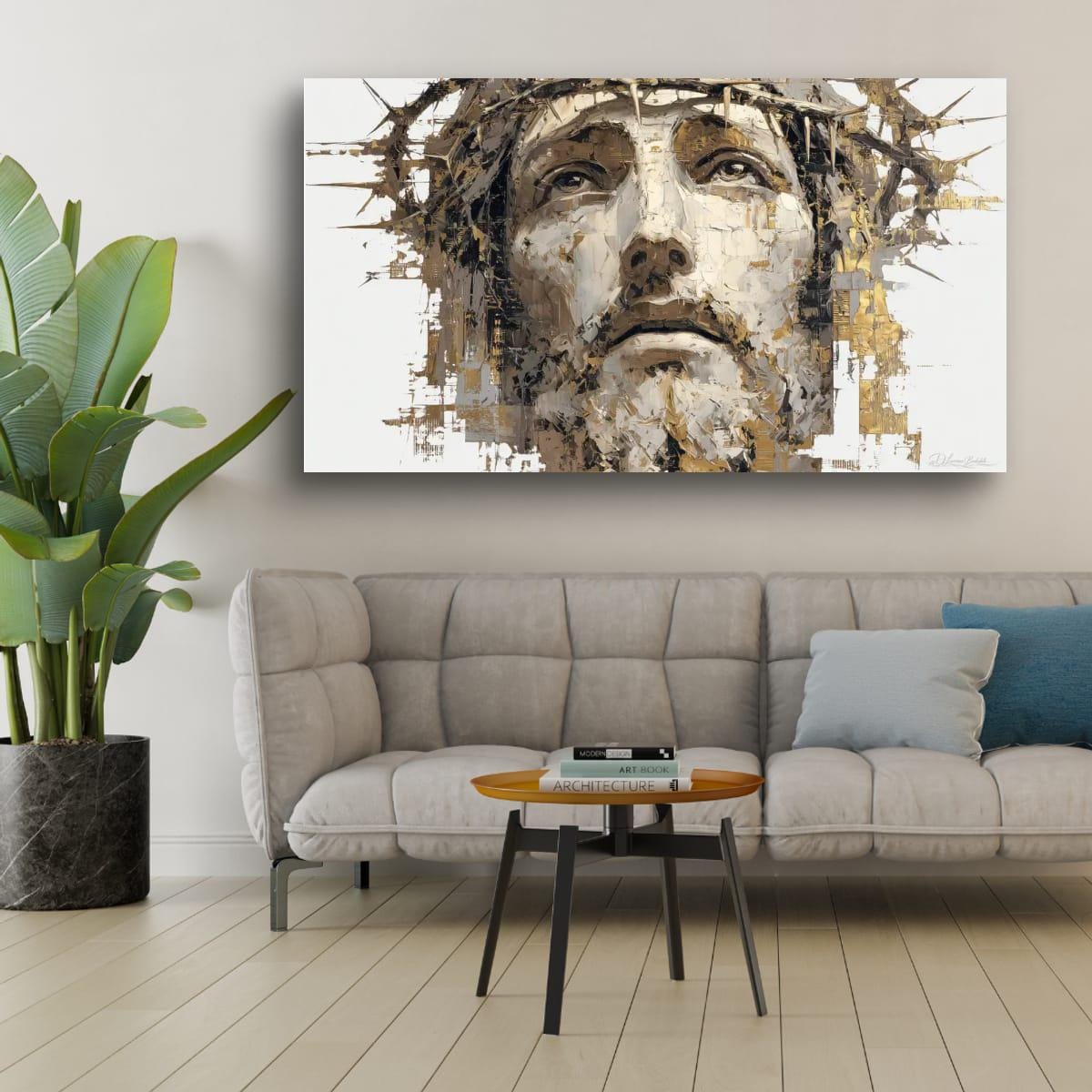 Christian Wall Decor – Jesus Christ Art | Faith Inspired Print for Prayer Room