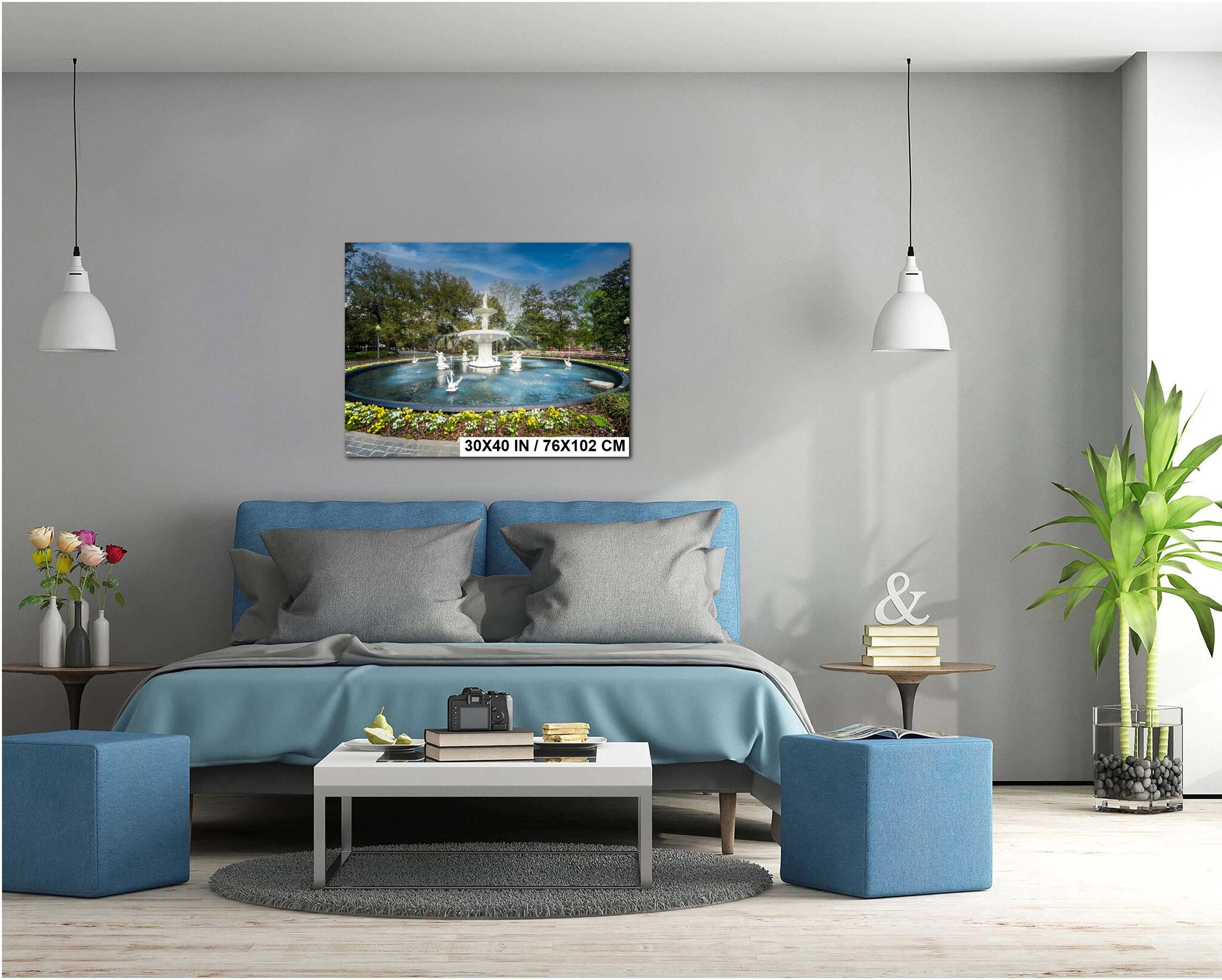 Savannah Forsyth Fountain Print – Historic Southern Landmark Art Photography