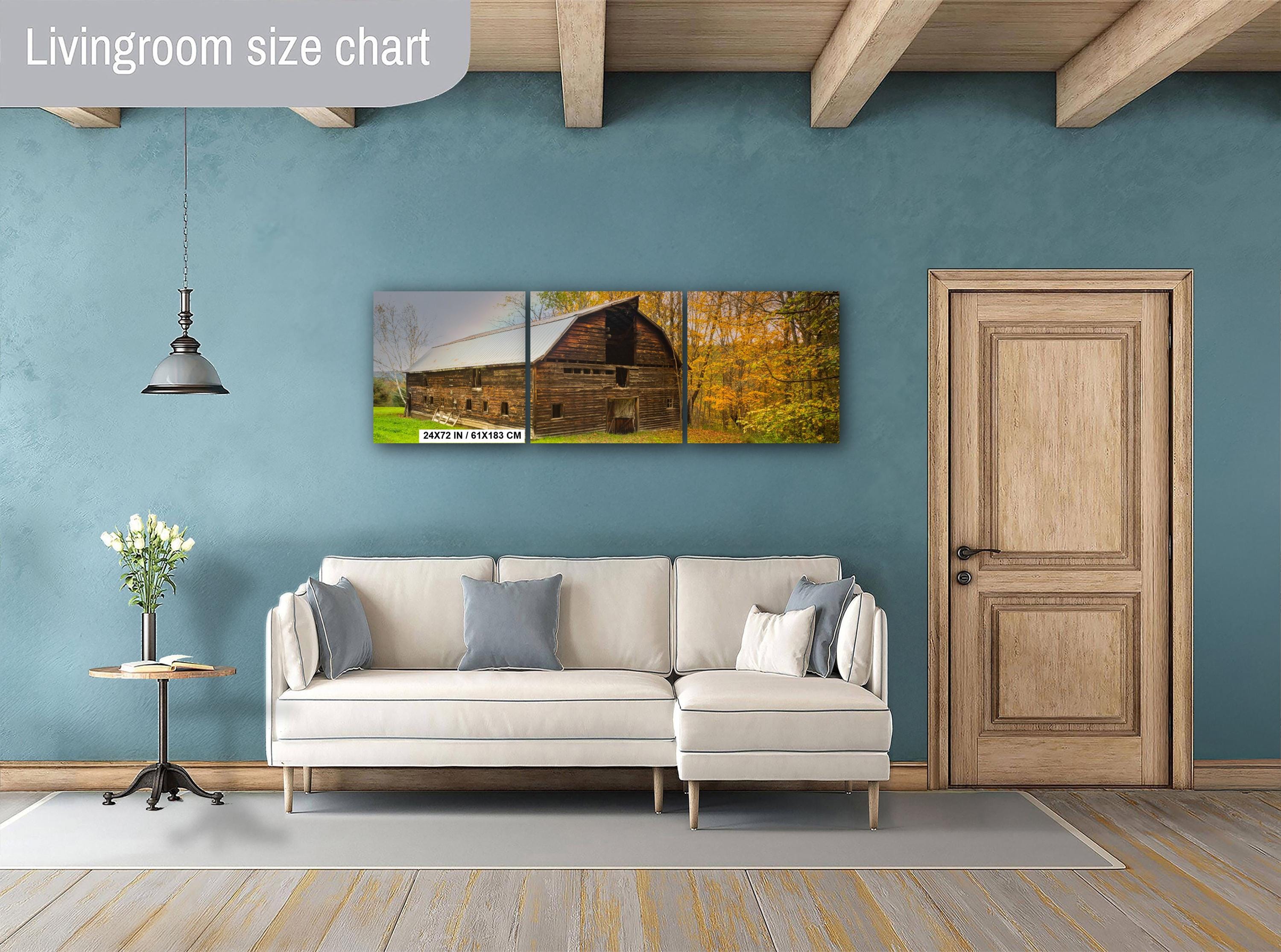 Adirondack Fall Wall Art – Autumn Landscape Print with Vibrant Fall Colors