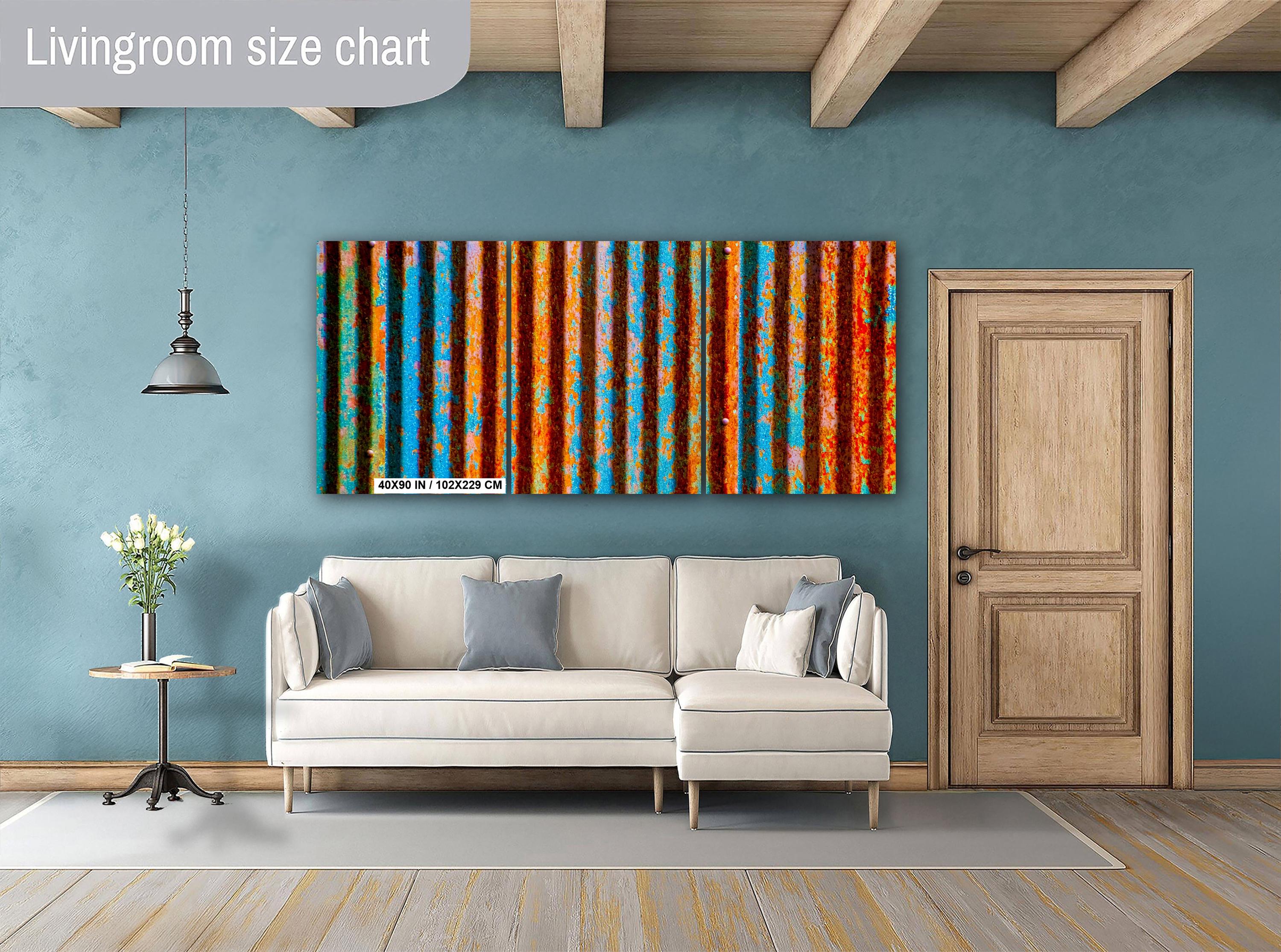 Urban Abstract Wall Art – Modern Architecture Art with Bold Color Artwork