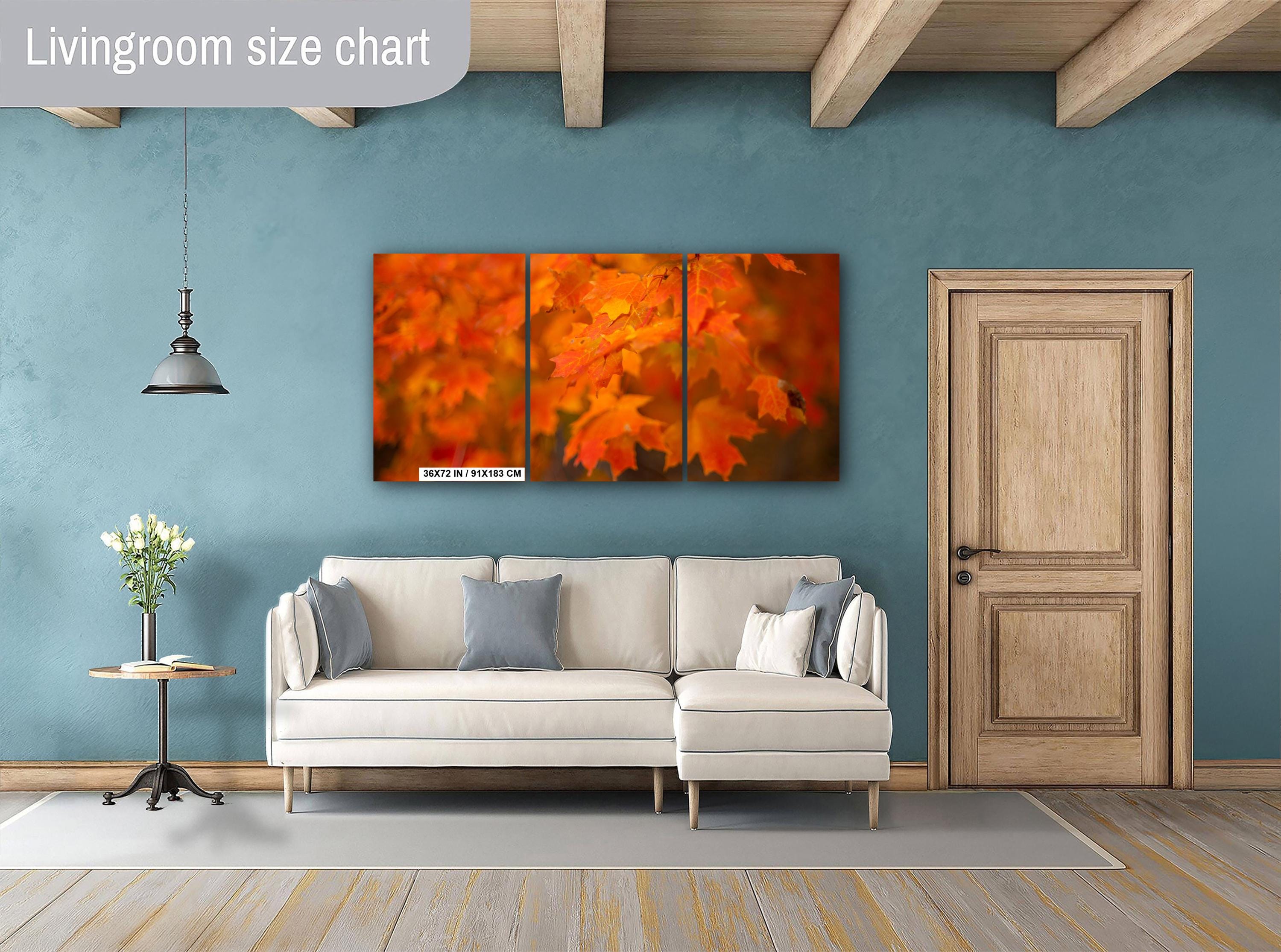 Adirondack Autumn Print - Vibrant Fall Foliage Art | Scenic Forest Artwork