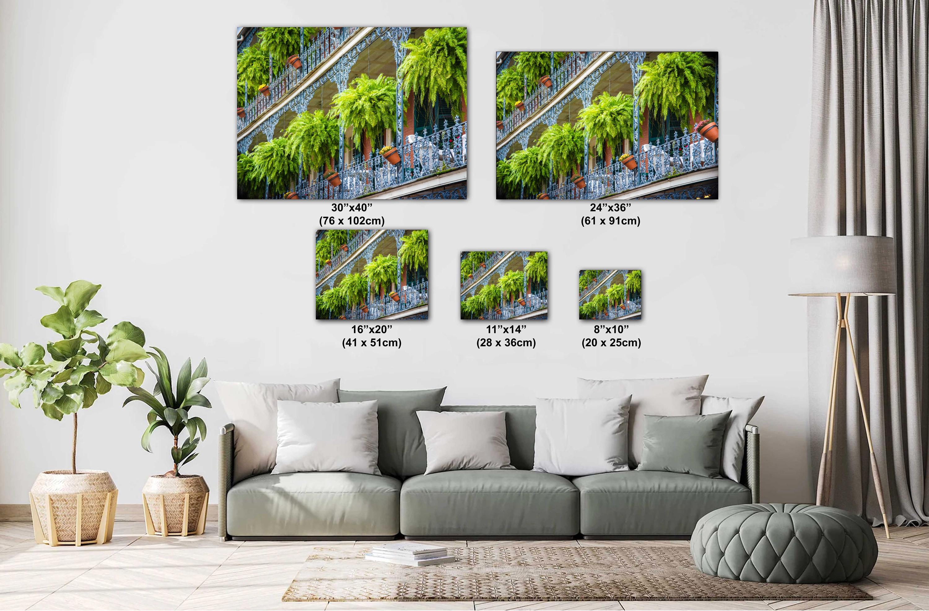 French Quarter Photography Print – Historic Architecture & Wrought Iron Balconies Art