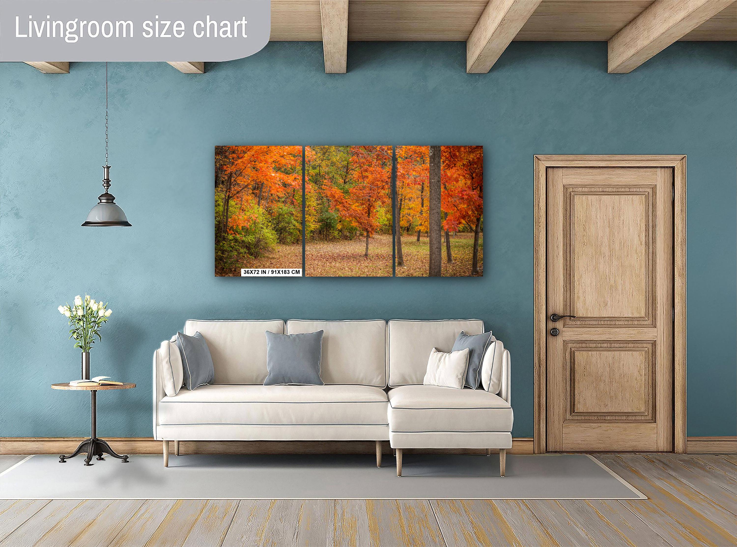 Adirondack Autumn Print – Fall Foliage Art | Scenic New York Landscape Wall Decor