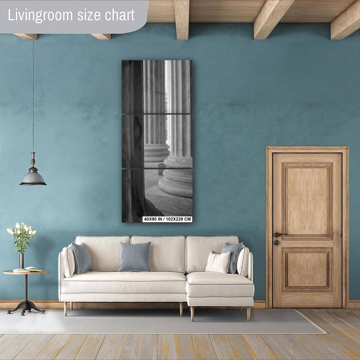 Marble Columns Photography – Supreme Court Architectural Wall Art | Classic Capital Decor