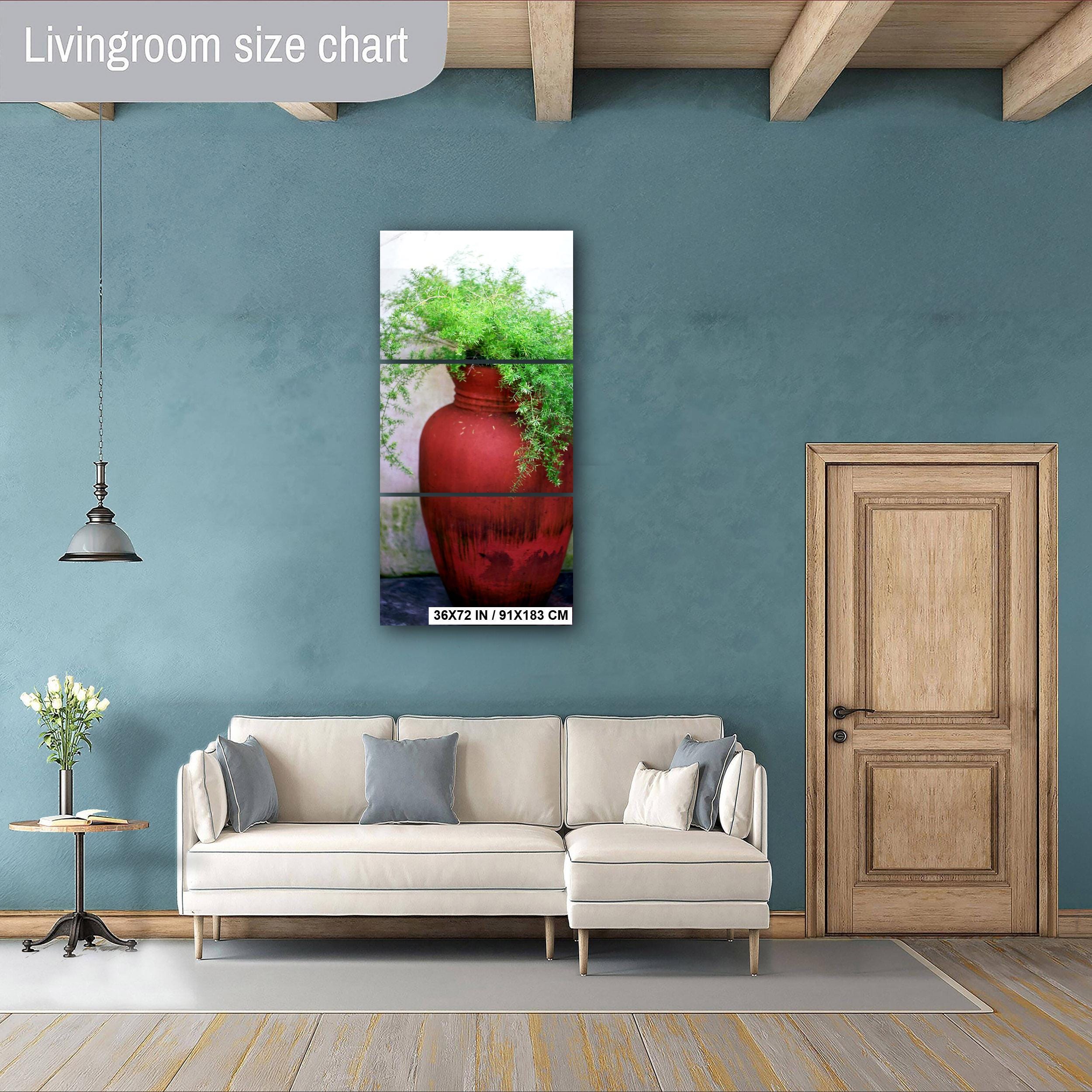 Floral Photography Print – Colorful Botanical Wall Art | Potted Fern Decor