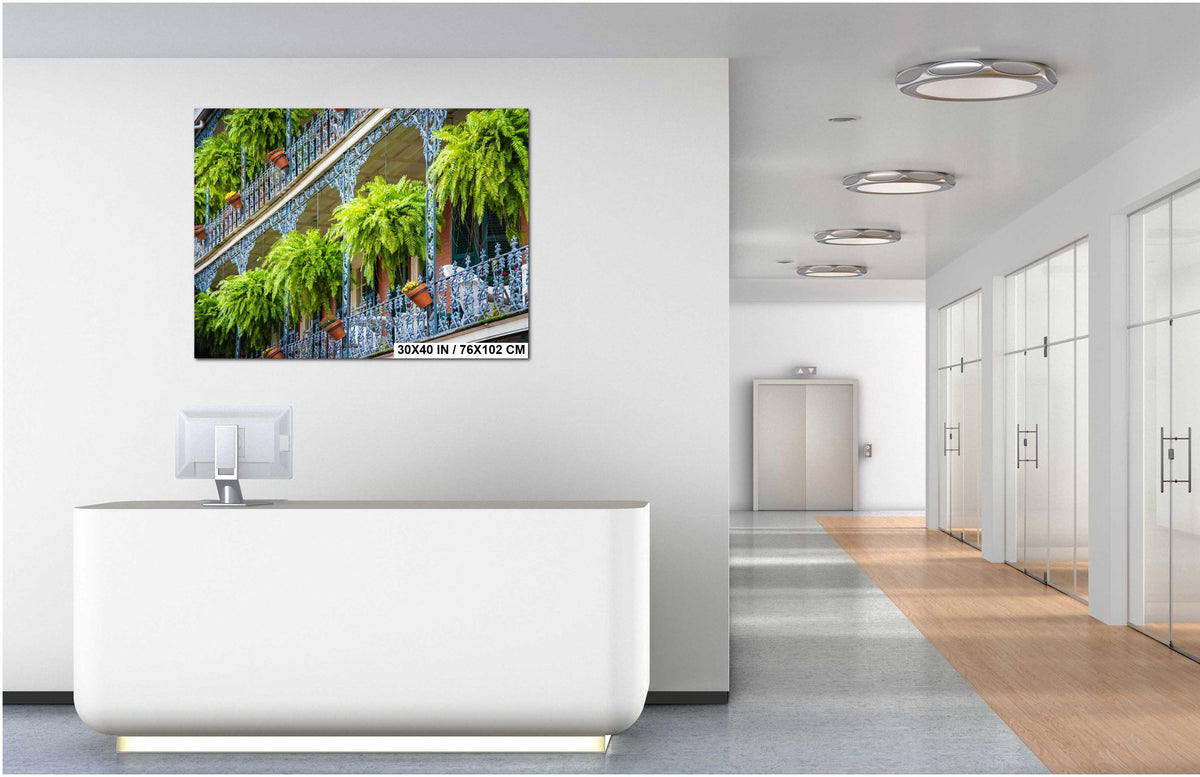 French Quarter Photography Print – Historic Architecture & Wrought Iron Balconies Art