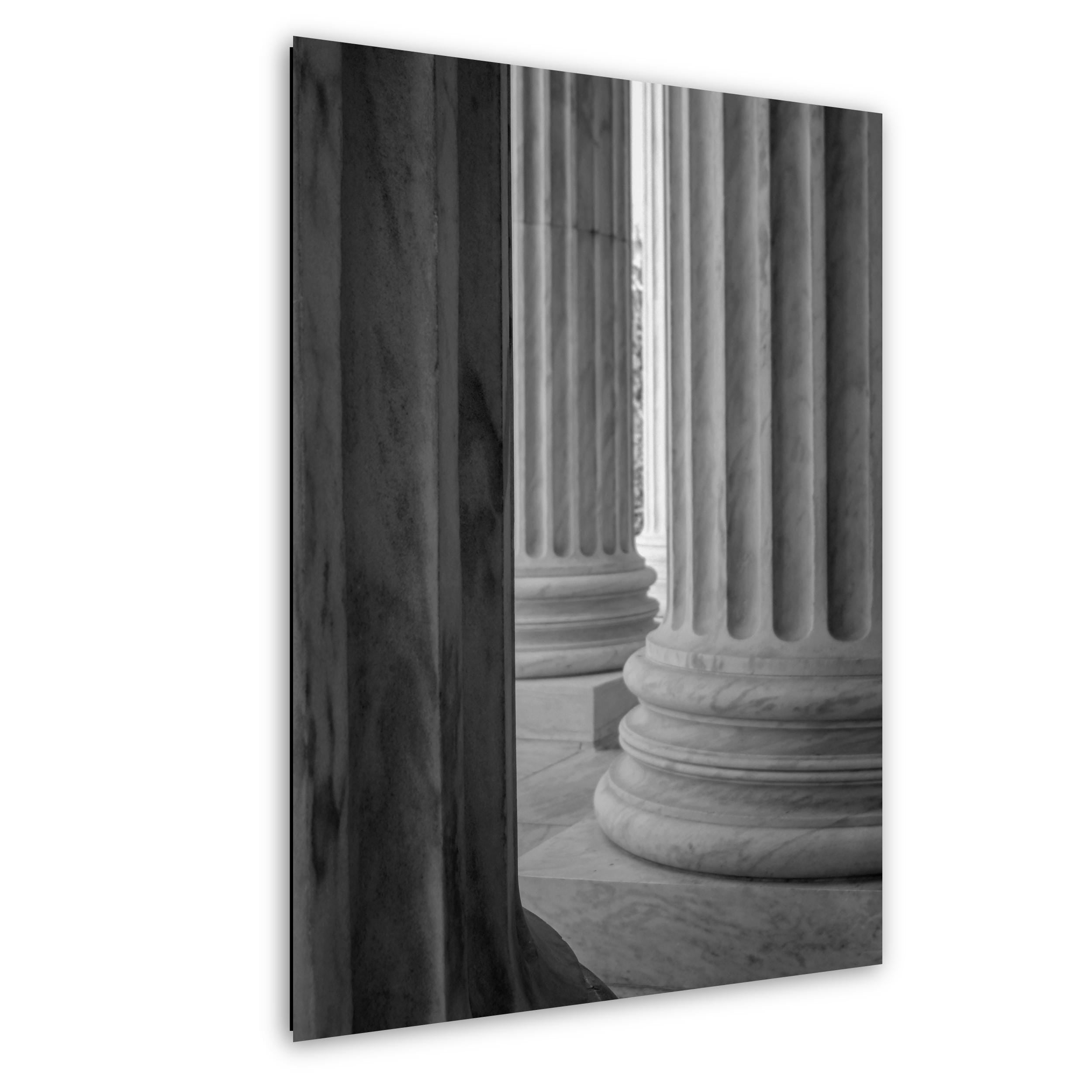 Marble Columns Photography – Supreme Court Architectural Wall Art | Classic Capital Decor