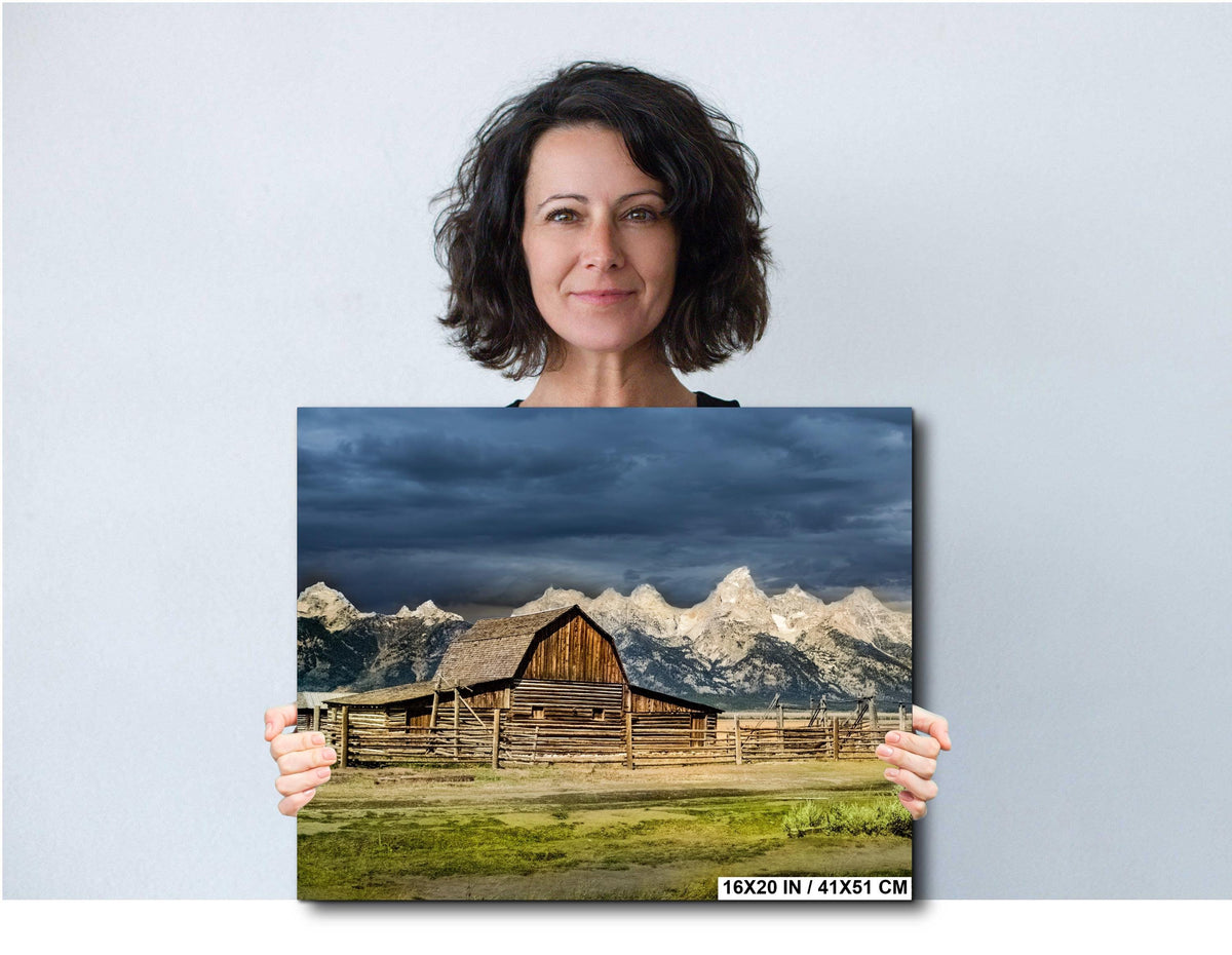 Moulton Barn Print - Grand Teton Photography | Wyoming Scenic Wall Art