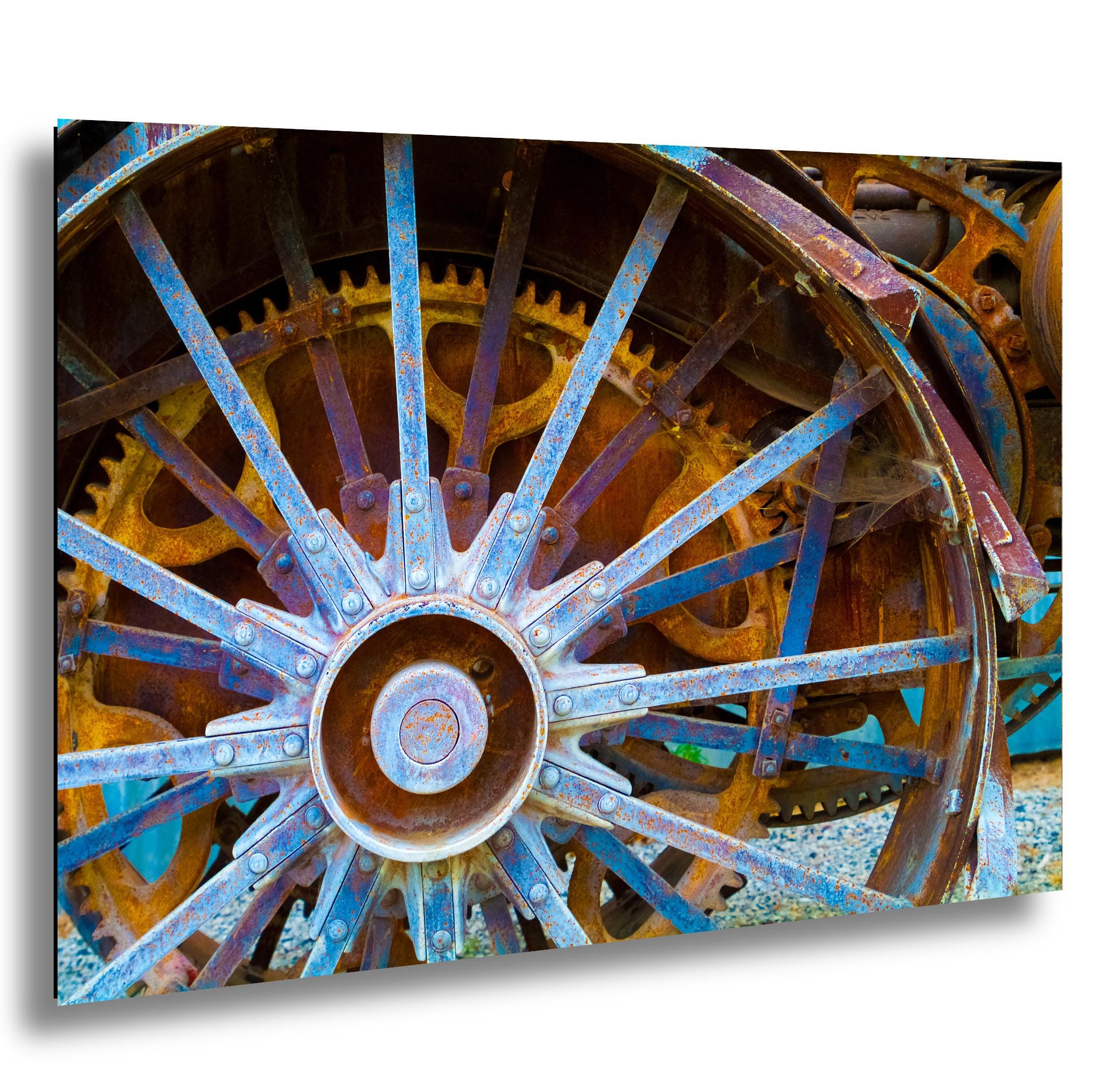 Antique Farm Equipment Print - Rustic Country Wall Art With Vintage Farm Photography