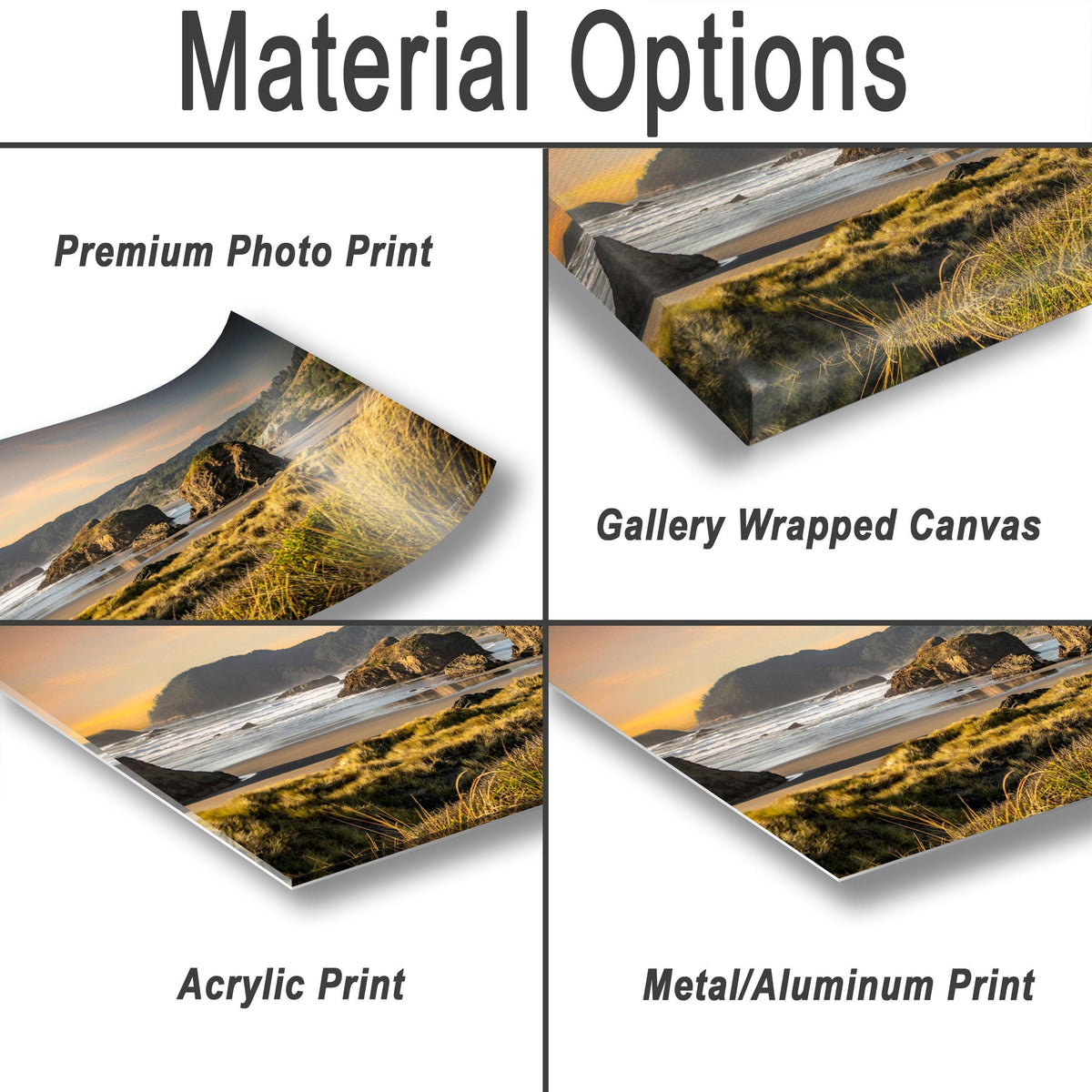 Oregon Coast Photography Print – Pacific Northwest Coastal Nature Wall Art