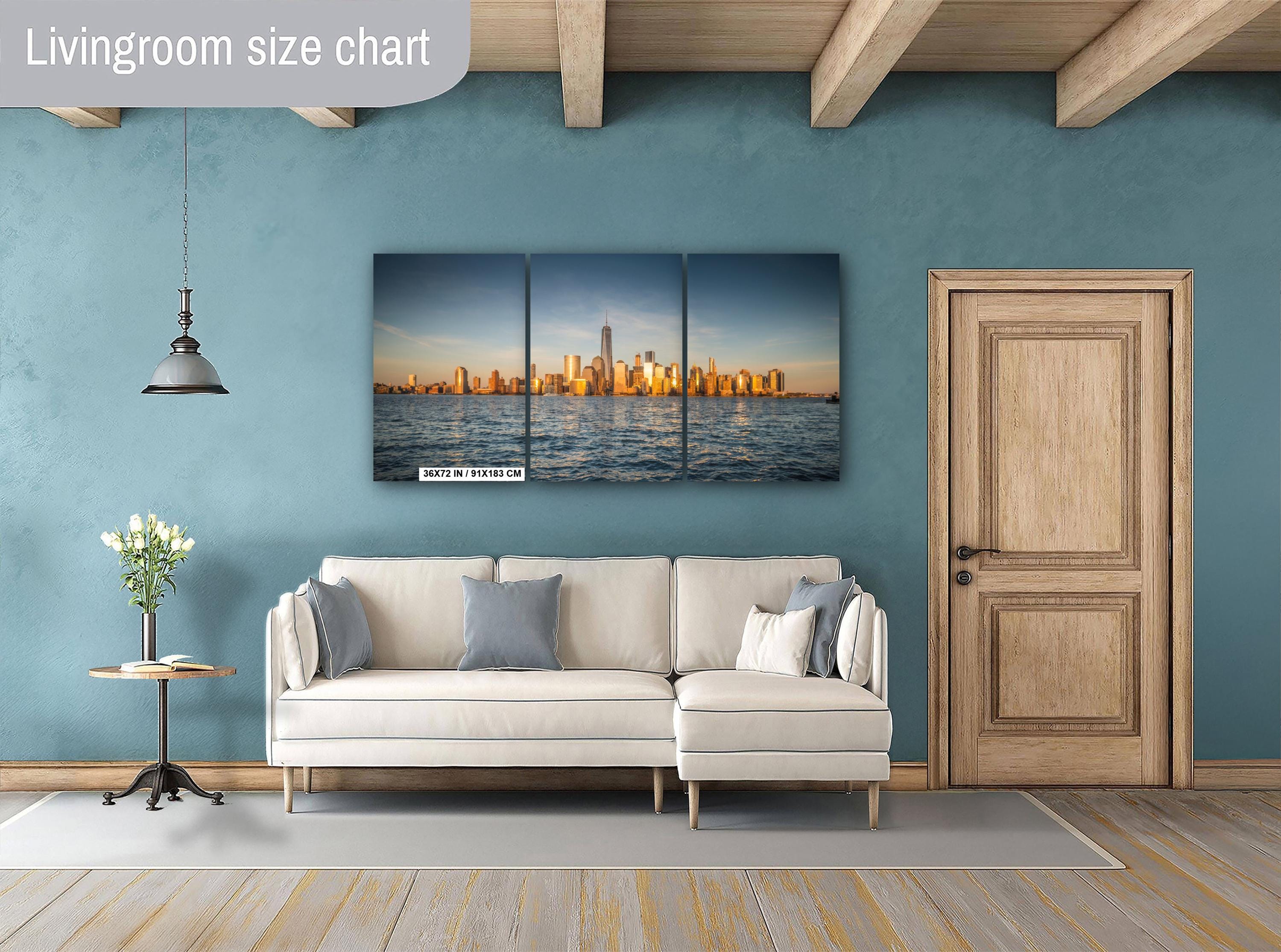 New York Cityscape Print – Urban Skyline Art | Manhattan Photo Wall Decor