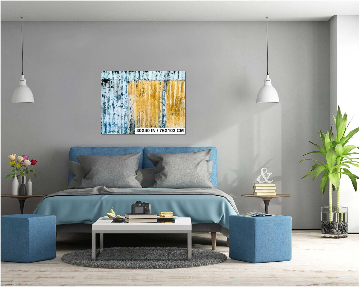 Urban Abstract Wall Art - Modern Abstract Art Geometric Print for Office Decor