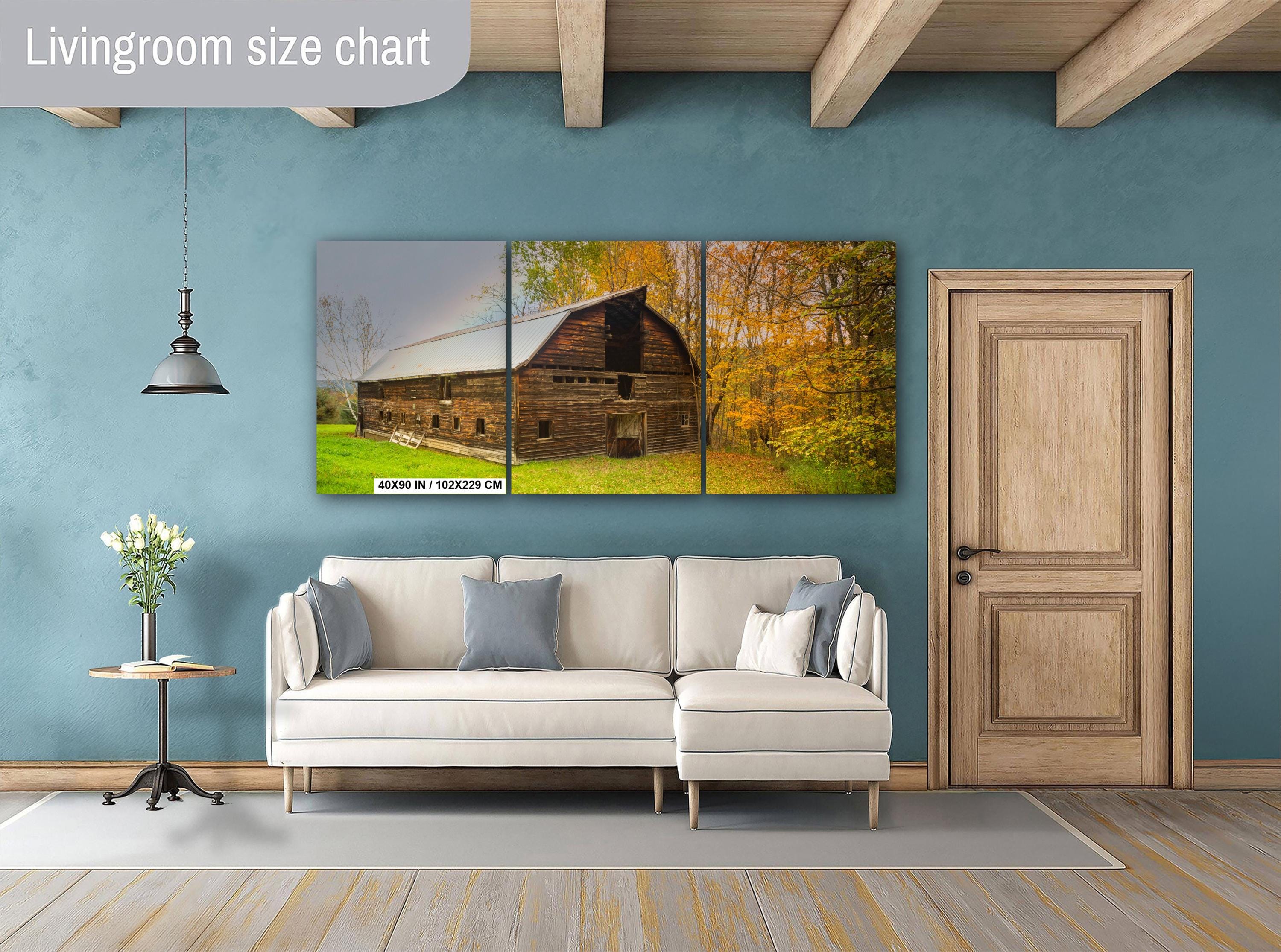 Adirondack Fall Wall Art – Autumn Landscape Print with Vibrant Fall Colors