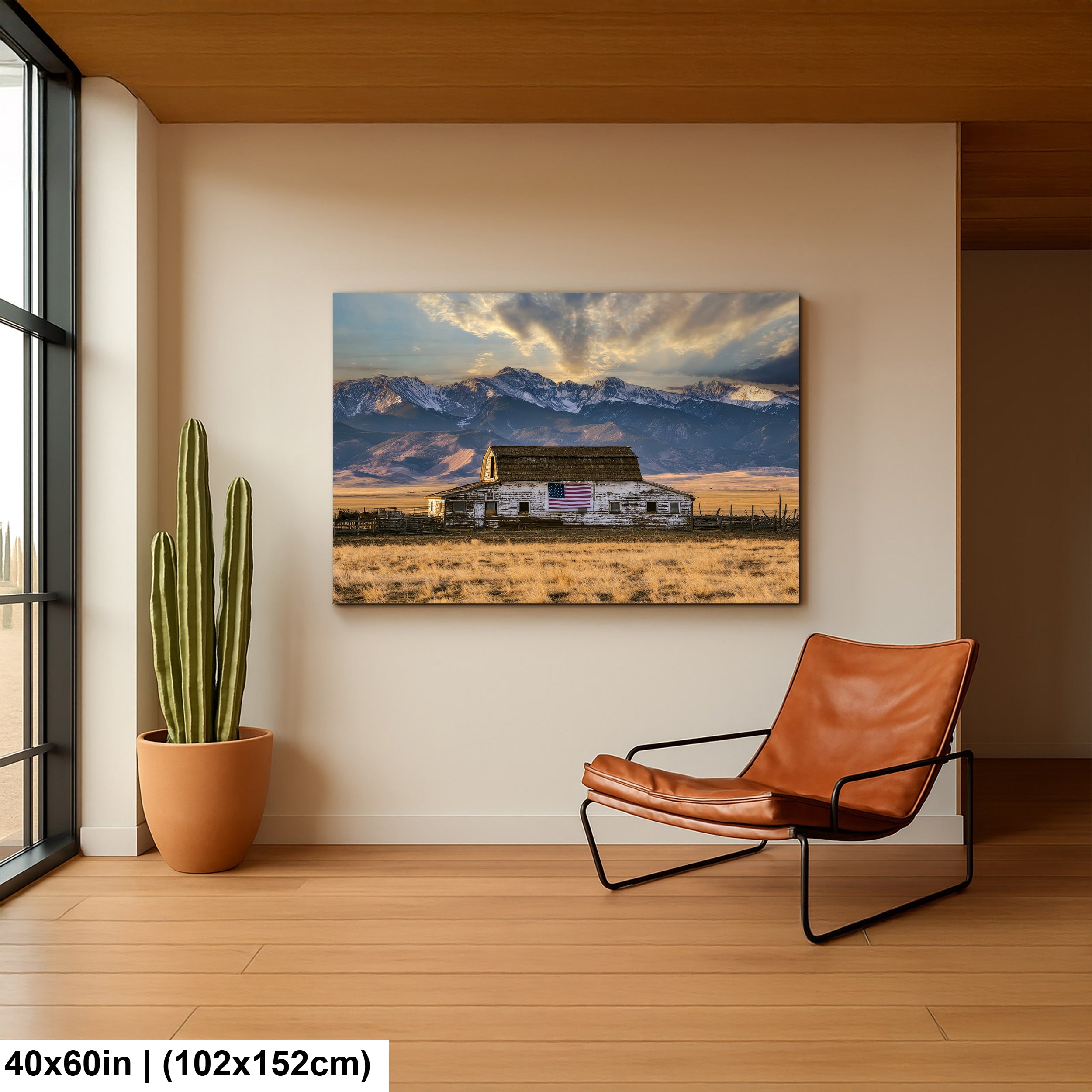 American Barn | American barn on the wind-swept plains of Colorado | Northern Colorado