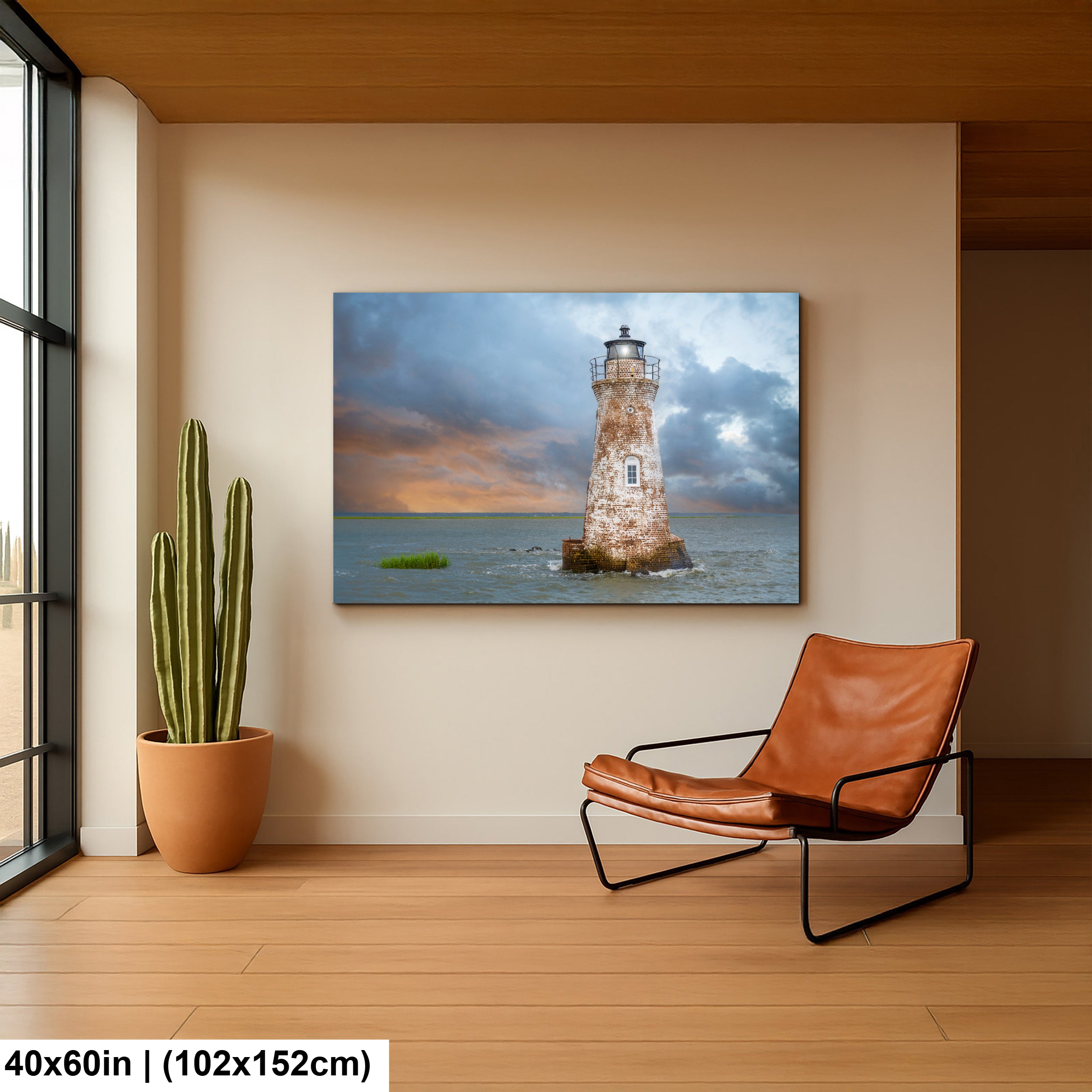 Cockspur Lighthouse | The Last Lighthouse Standing Under a Storm-Swept Sky | Savannah GA