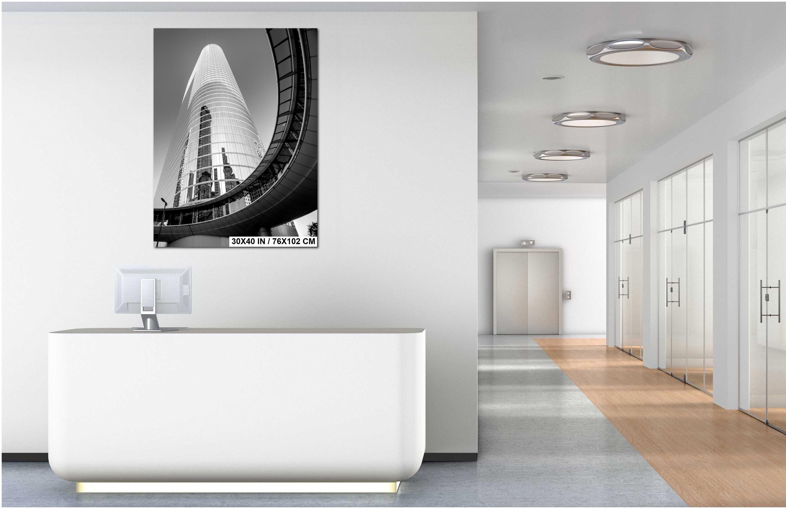 Houston Skyscraper Photo Print – Urban Architecture Art | Modern Cityscape Wall Art