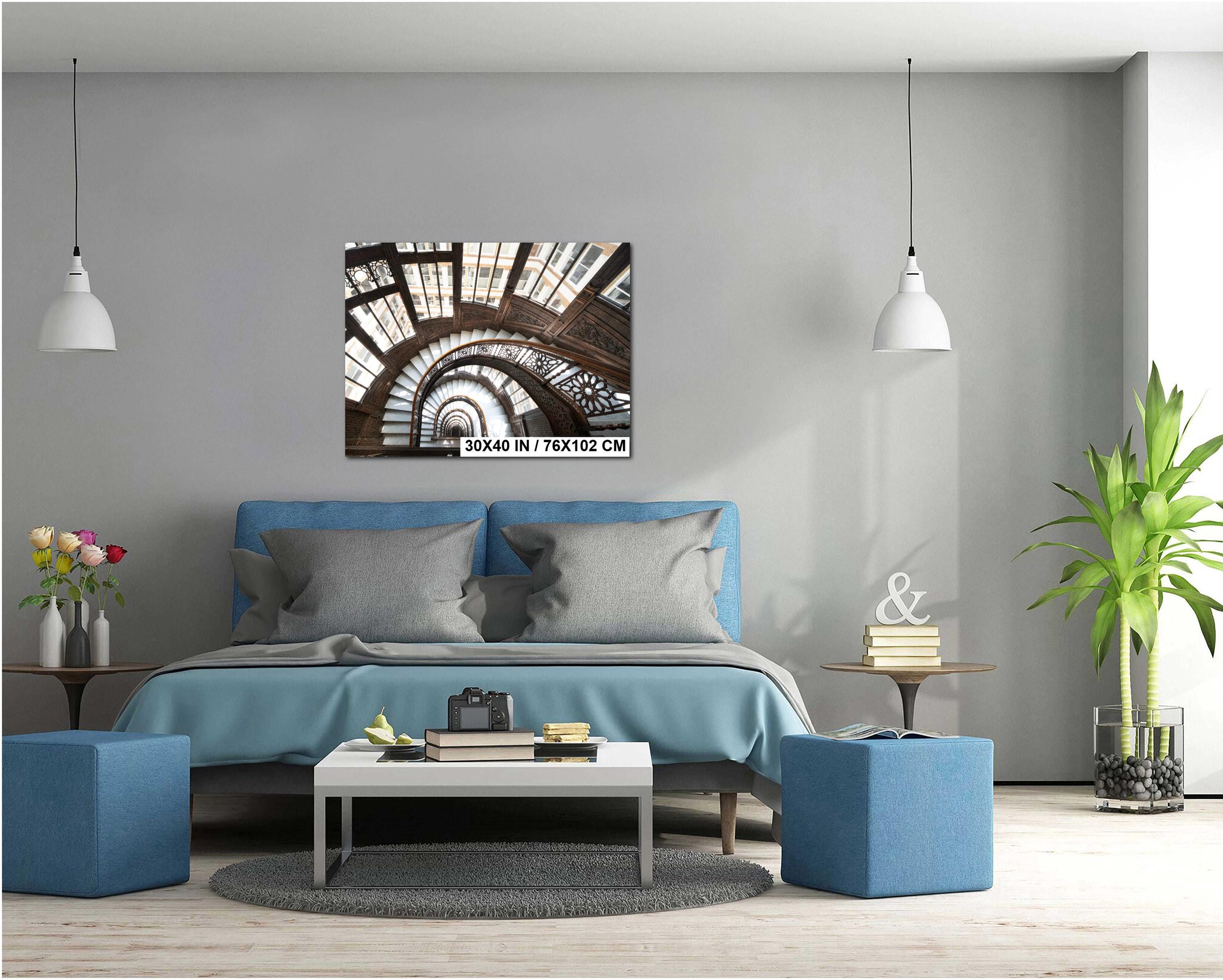 Chicago Architecture Print – Rookery Building Oriole Staircase Spiral Photo Art