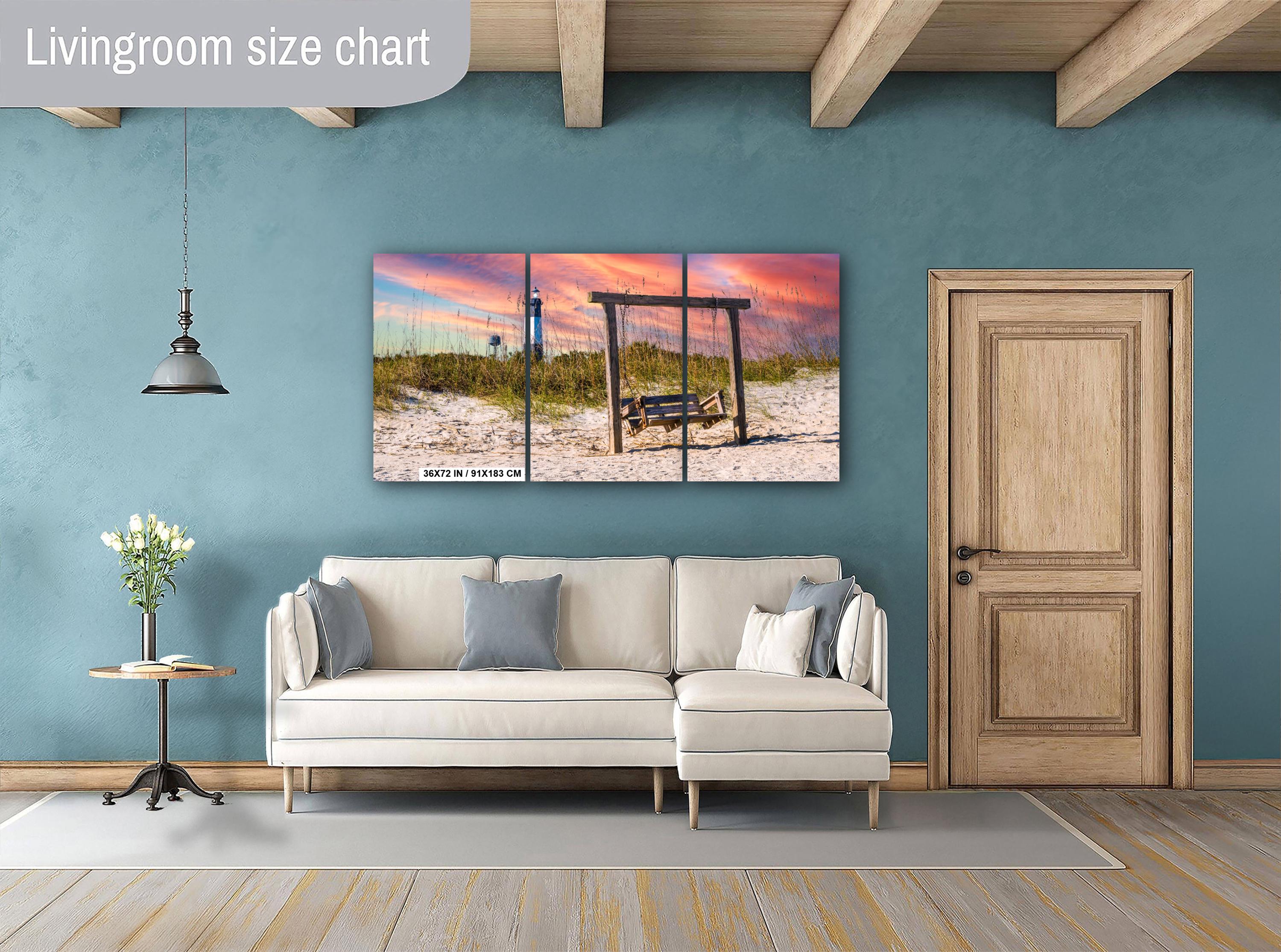 Tybee Island Wall Art – Coastal Fine Art Print with Savannah Lighthouse Decor