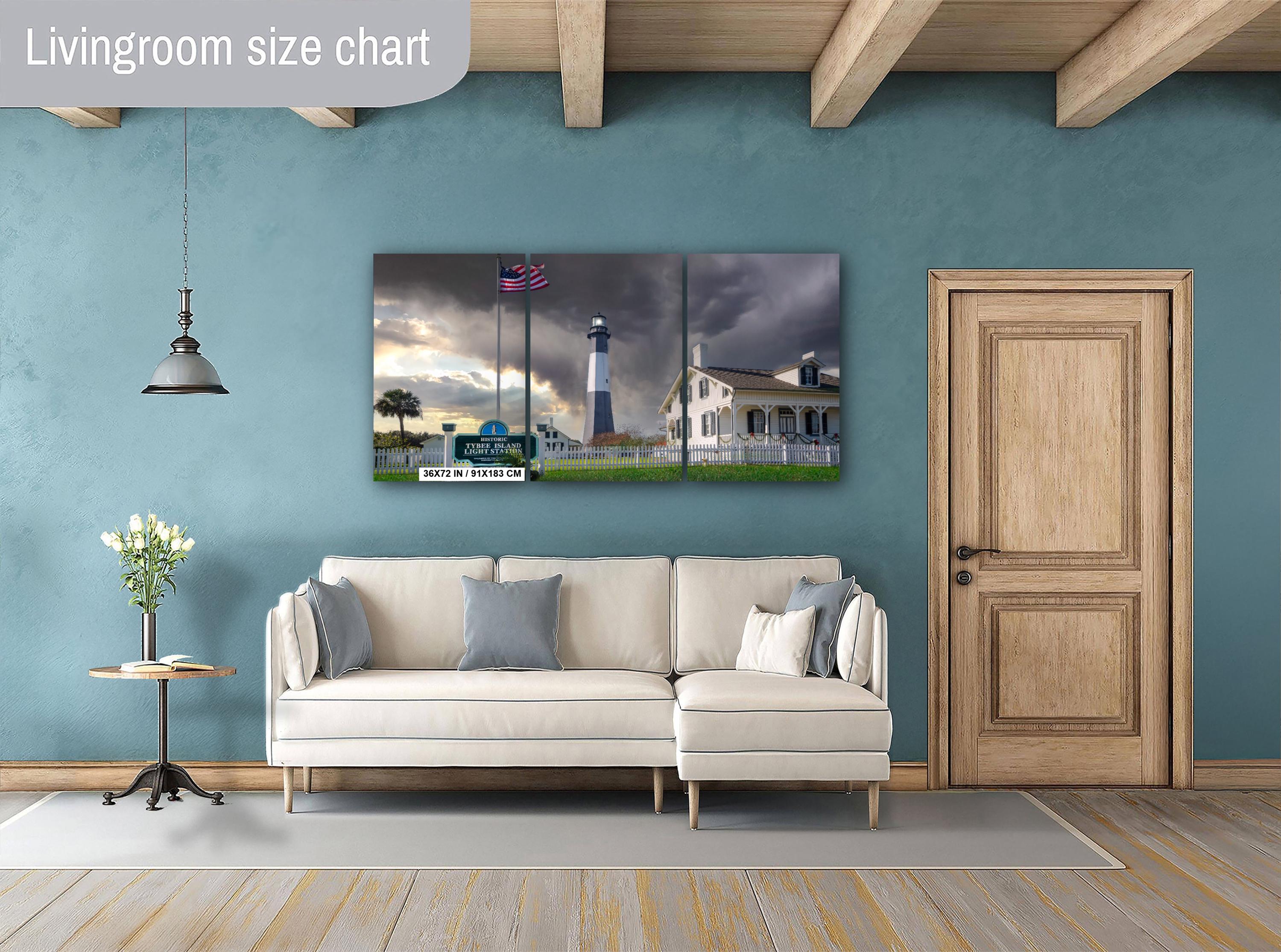 Tybee Island Lighthouse Print – Coastal Wall Art | Nautical Home Decor