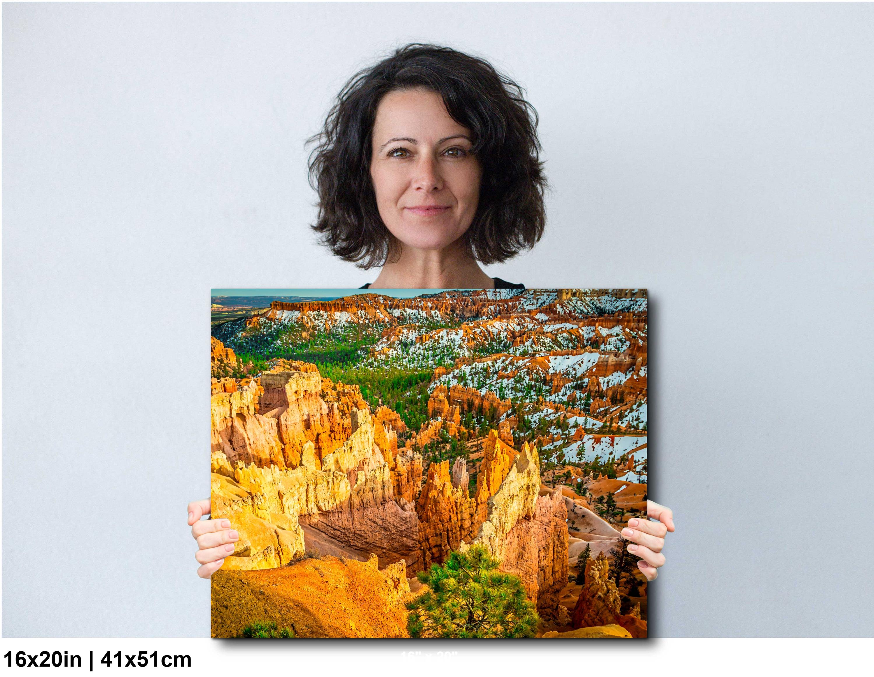 Bryce Canyon Wall Art – Winter Canyon Photography Print on Archival Paper