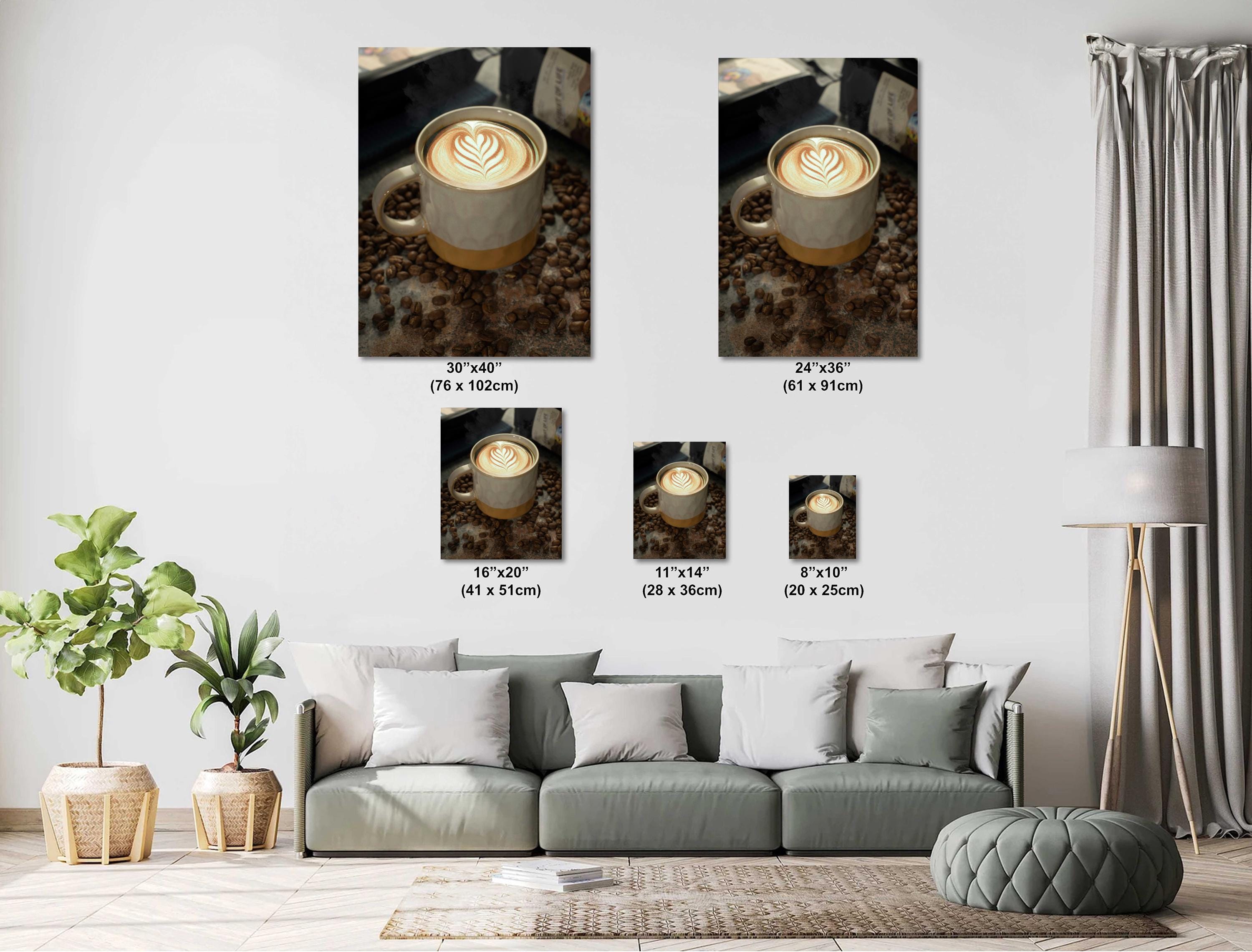 Coffee Wall Art – Still Life Coffee Photography Print for Restaurant & Home Decor