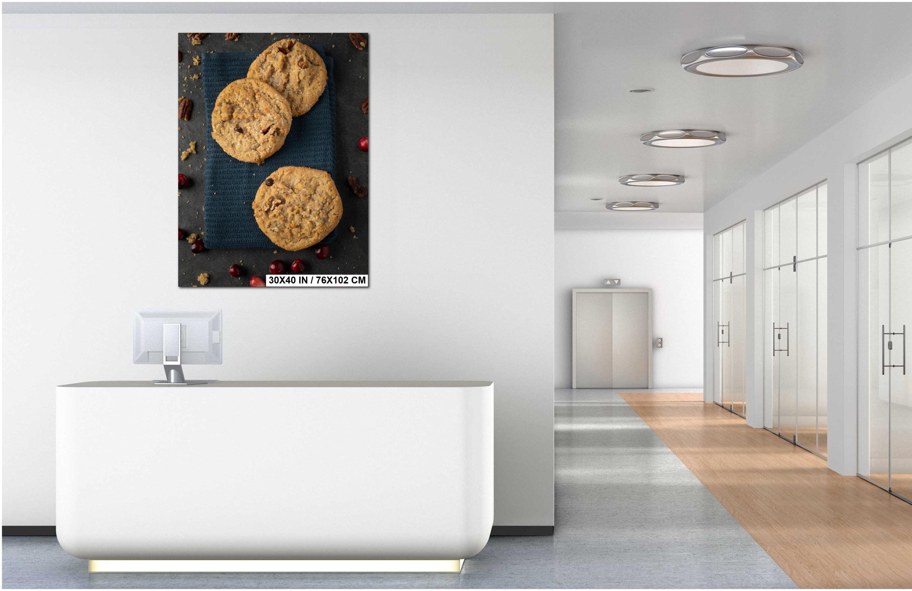 Cowboy Cookies Wall Art - Rustic Kitchen Decor | Vibrant Culinary Print