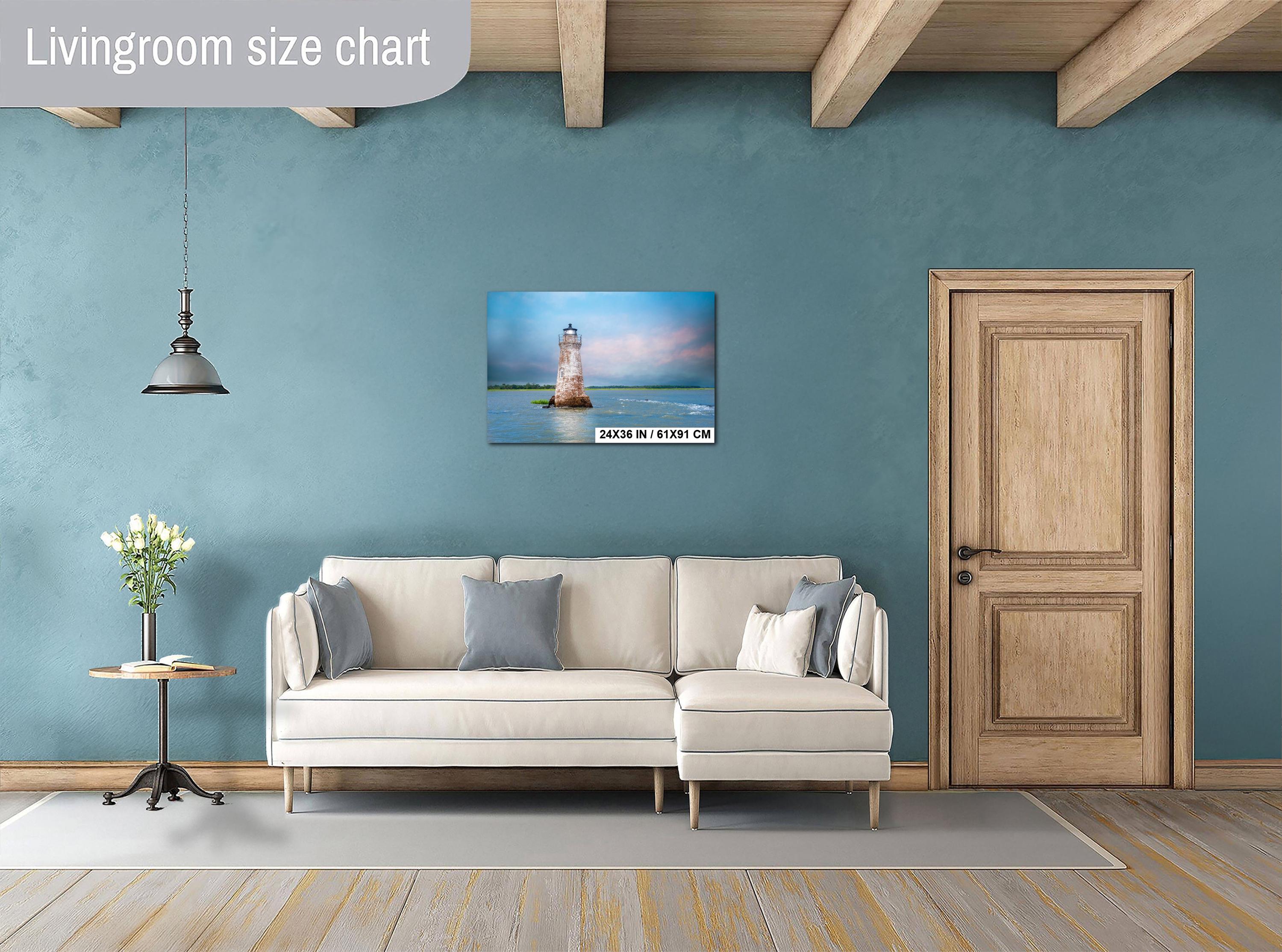 Cockspur Lighthouse Print – Tybee Island Art | Coastal Wall Decor & Nautical Photography