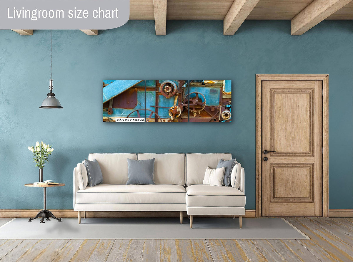 Rustic Farm Wall Art – Abstract Farm Photography Print | Country Wall Decor