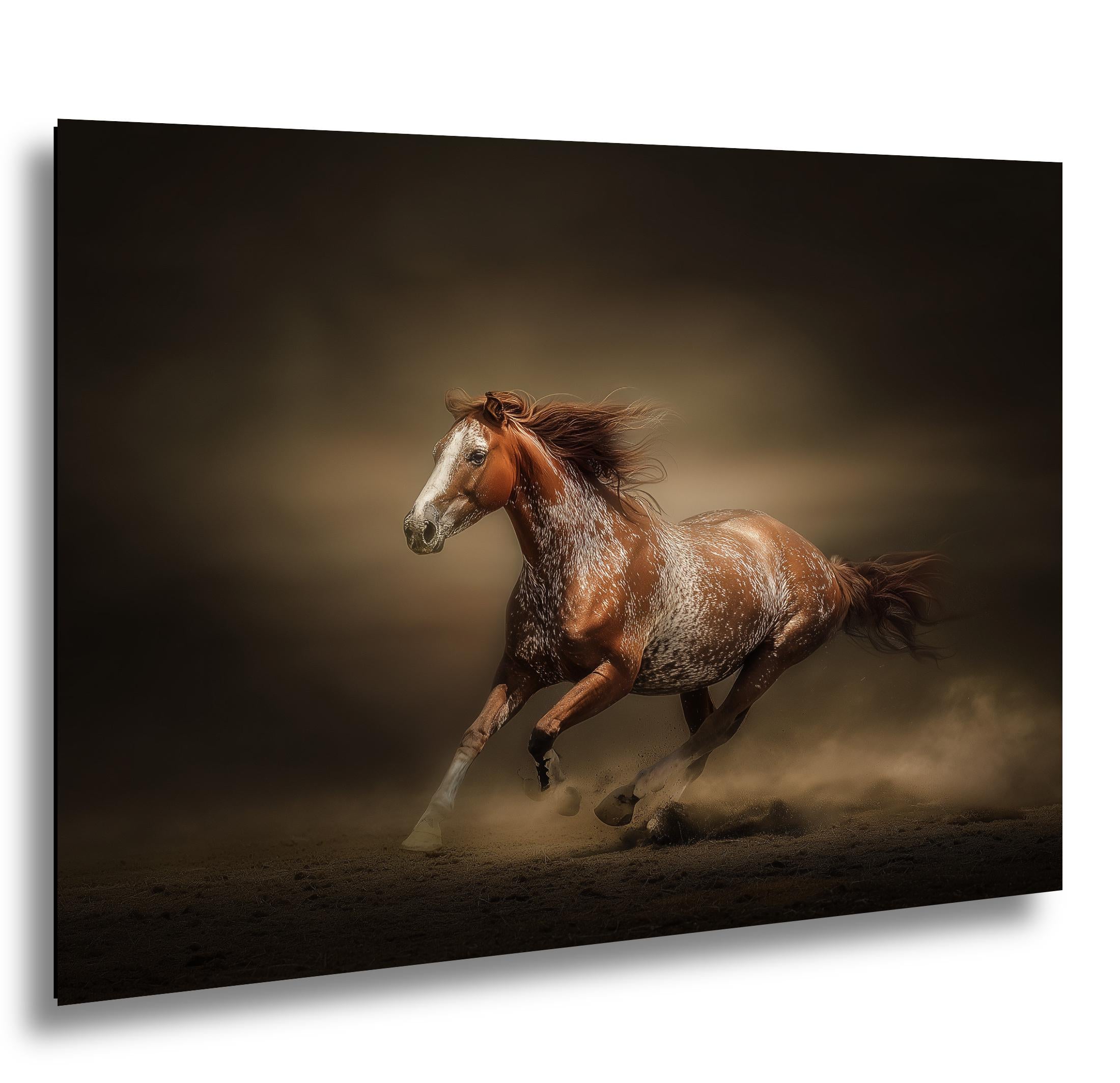 Cowboy Art Print – Palomino Horse Art | Rustic Western Home Decor