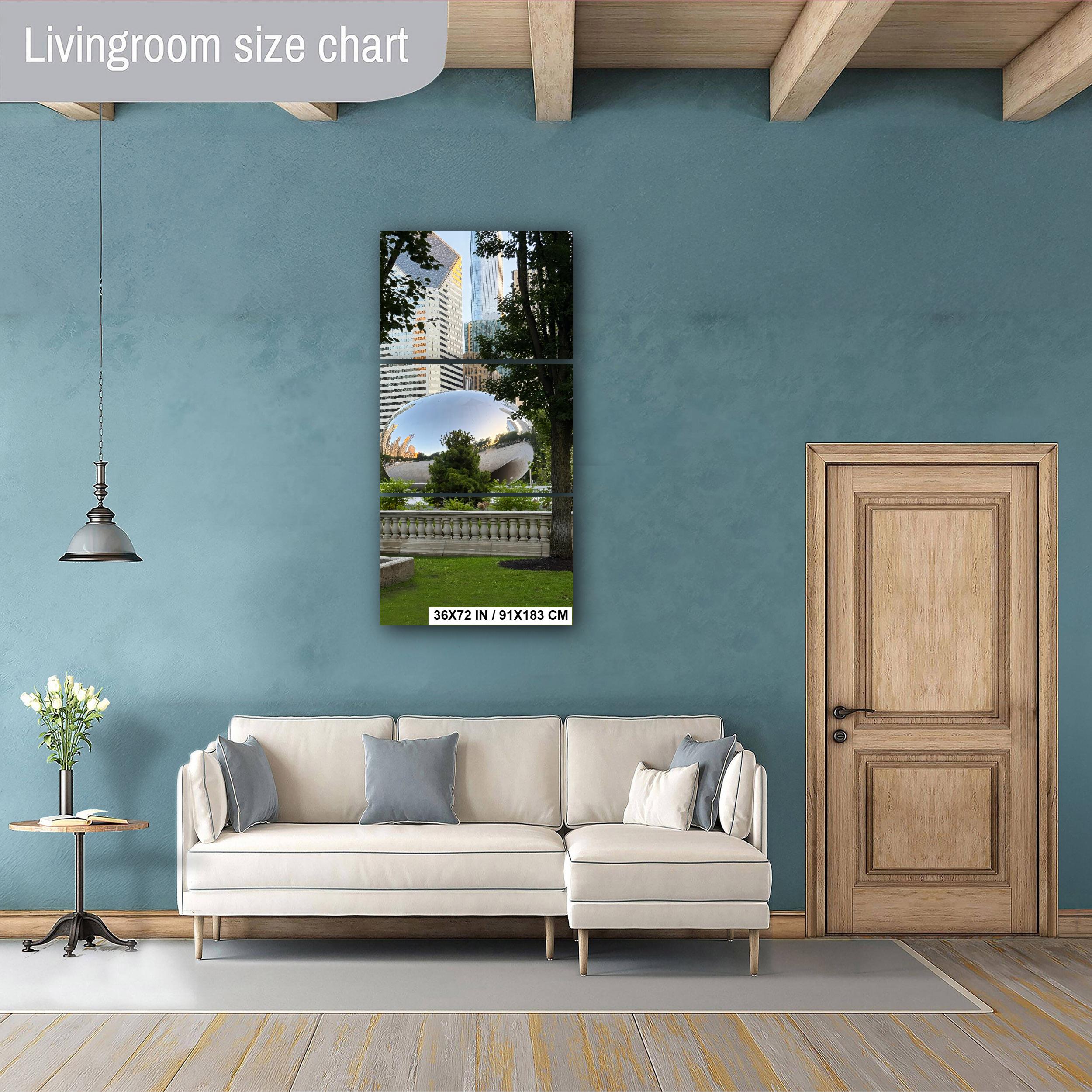 Chicago Bean Print - Urban Landmark Art | Cloud Gate Cityscape Photography