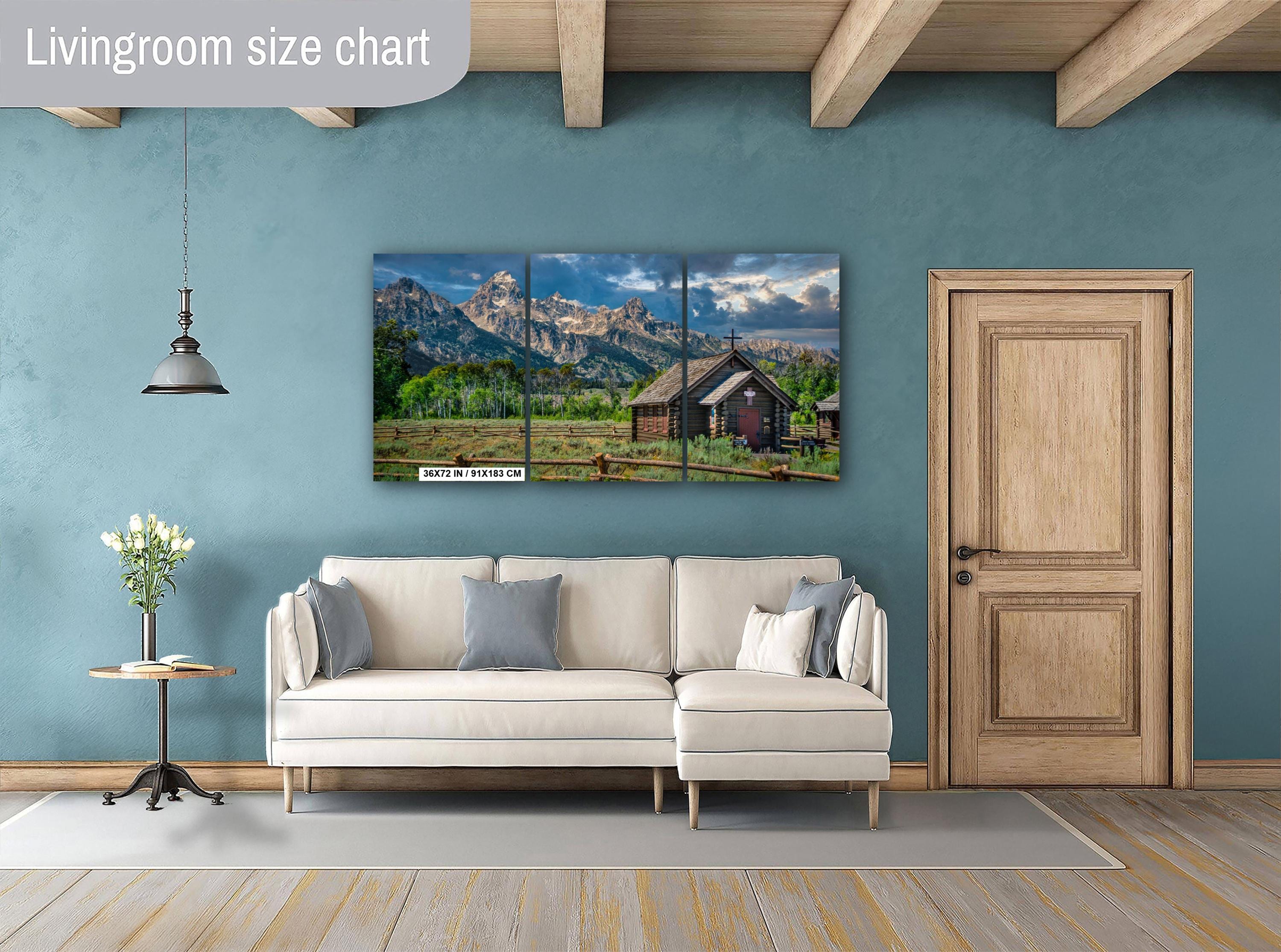 Wyoming Landscape Photography - Grand Teton Wall Art | Rustic Cabin Artwork