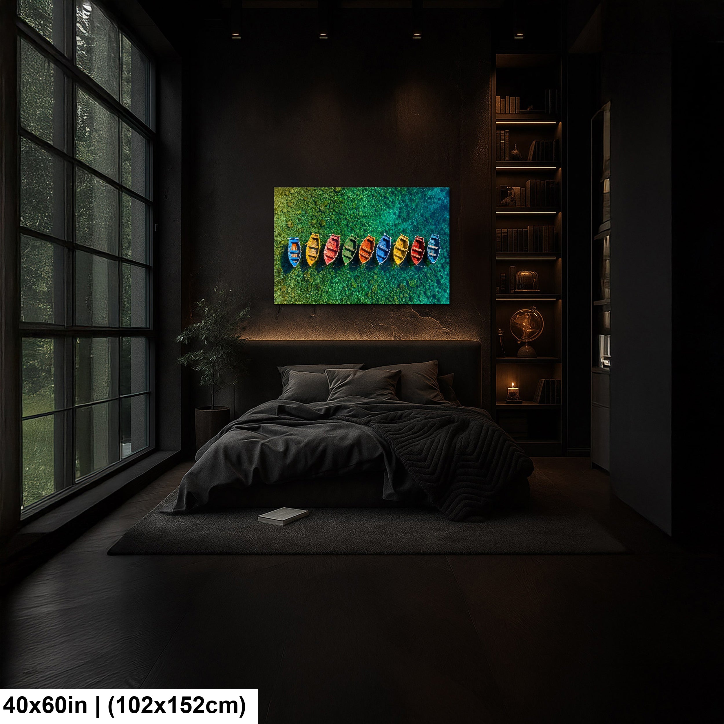 The Rainbow Fleet | Mountain Scenic Wall Decor | Rocky Mountain Art
