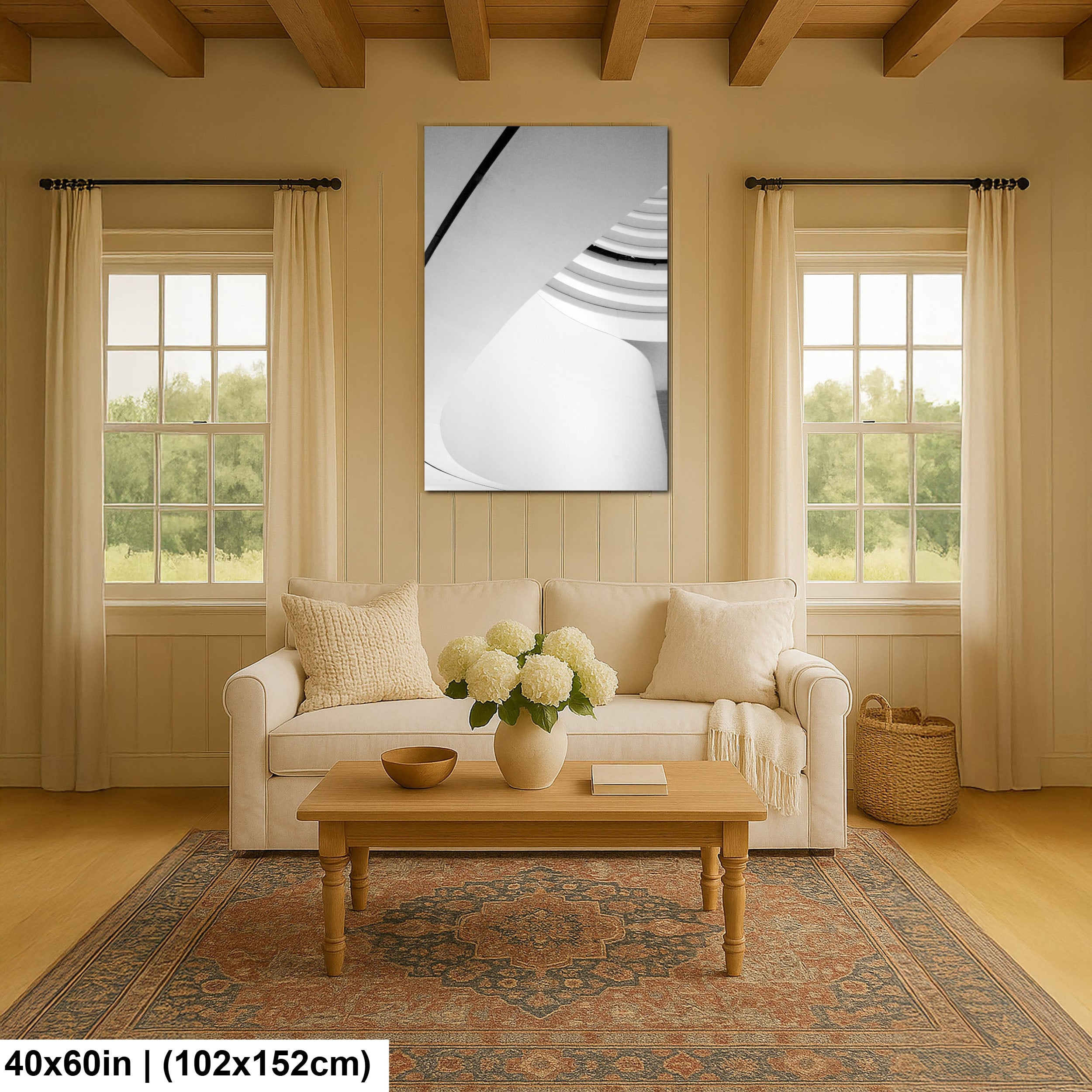 Whisper of Curves: A Minimal Study in Architectural Light