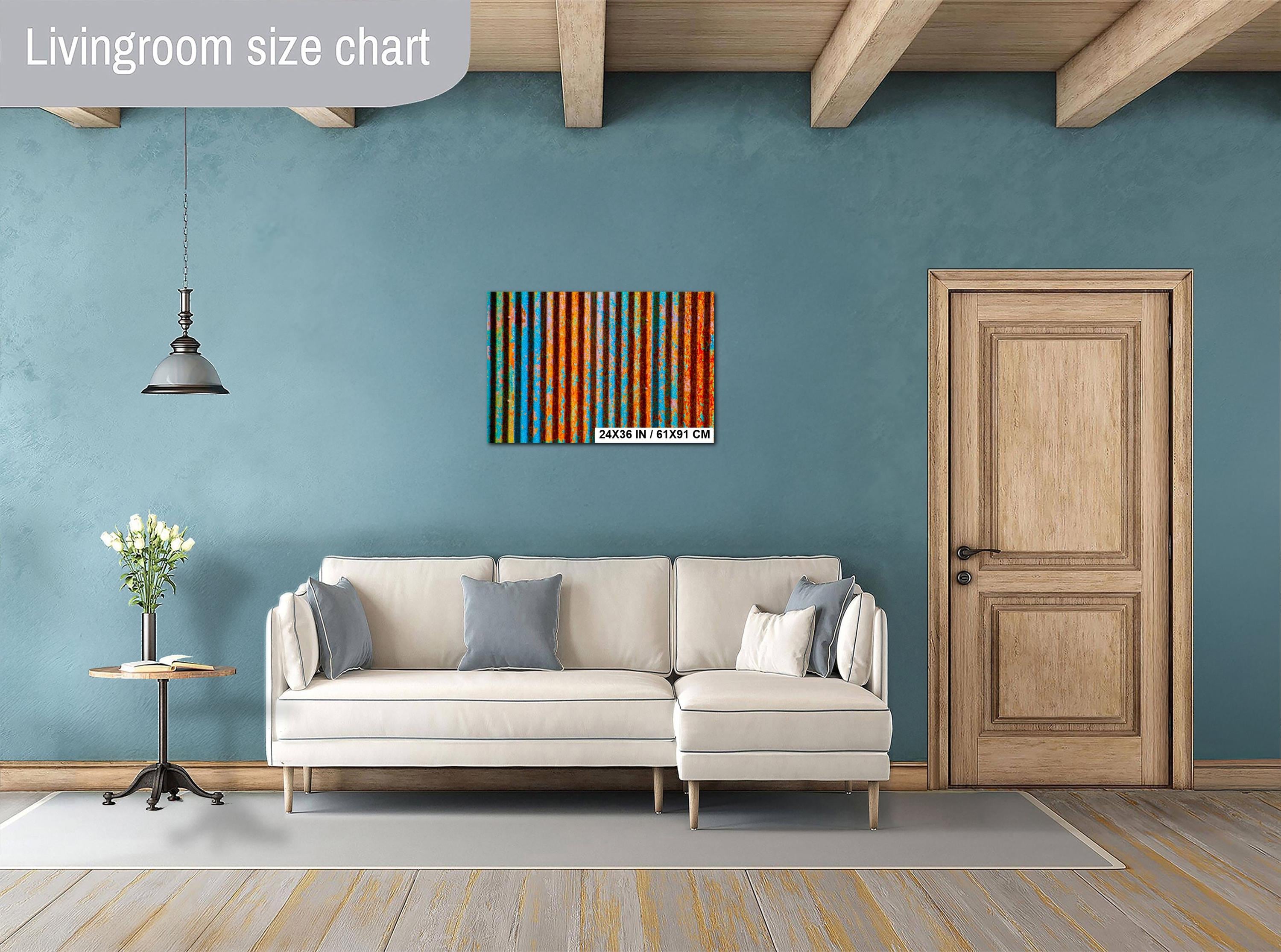 Urban Abstract Wall Art – Modern Architecture Art with Bold Color Artwork
