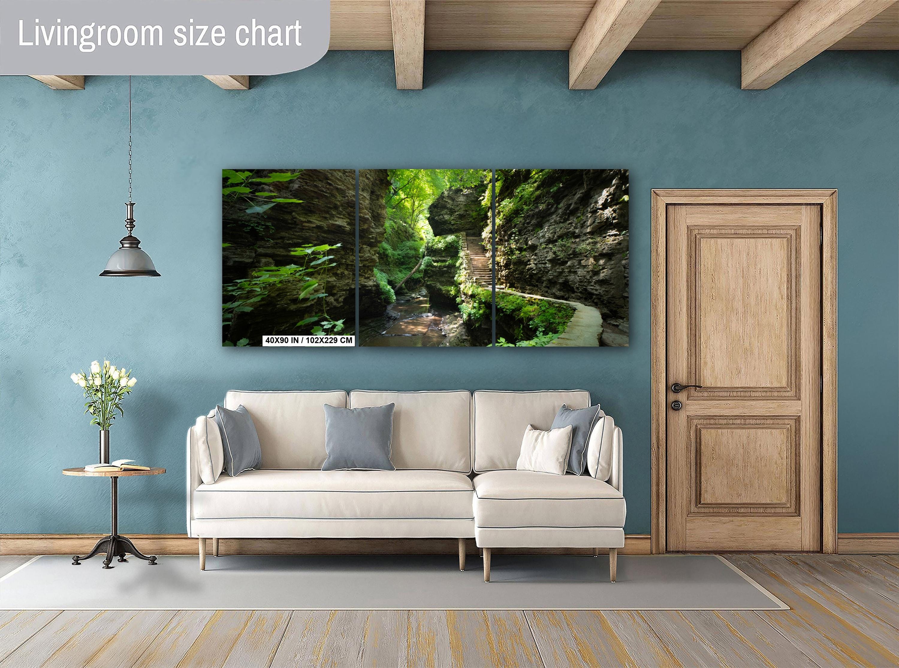 Watkins Glen Waterfall Print – Scenic Nature Wall Art | Landscape Photography