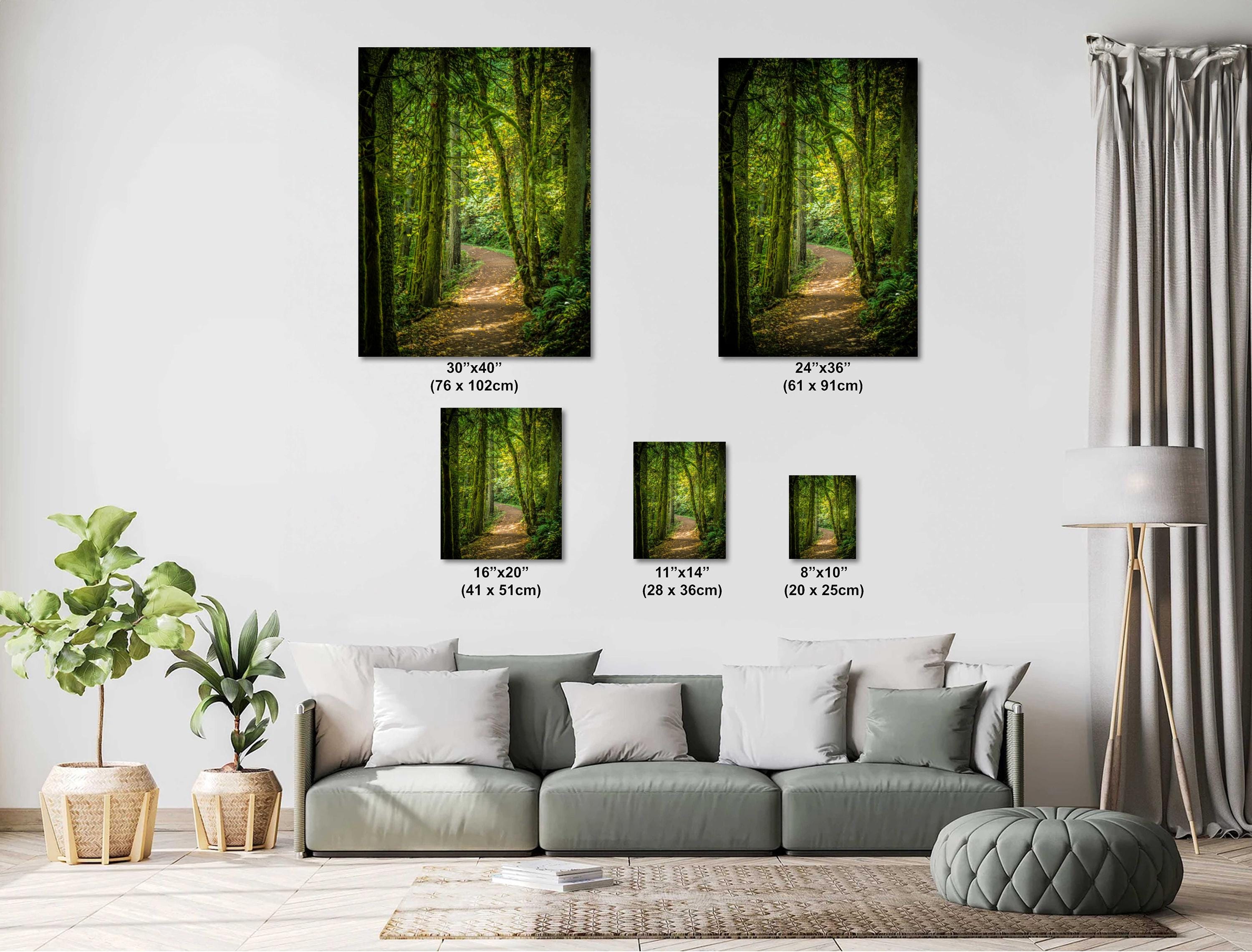 Columbia River Gorge Art - Pacific Northwest Landscape Photography Print | Scenic Waterfall Photo