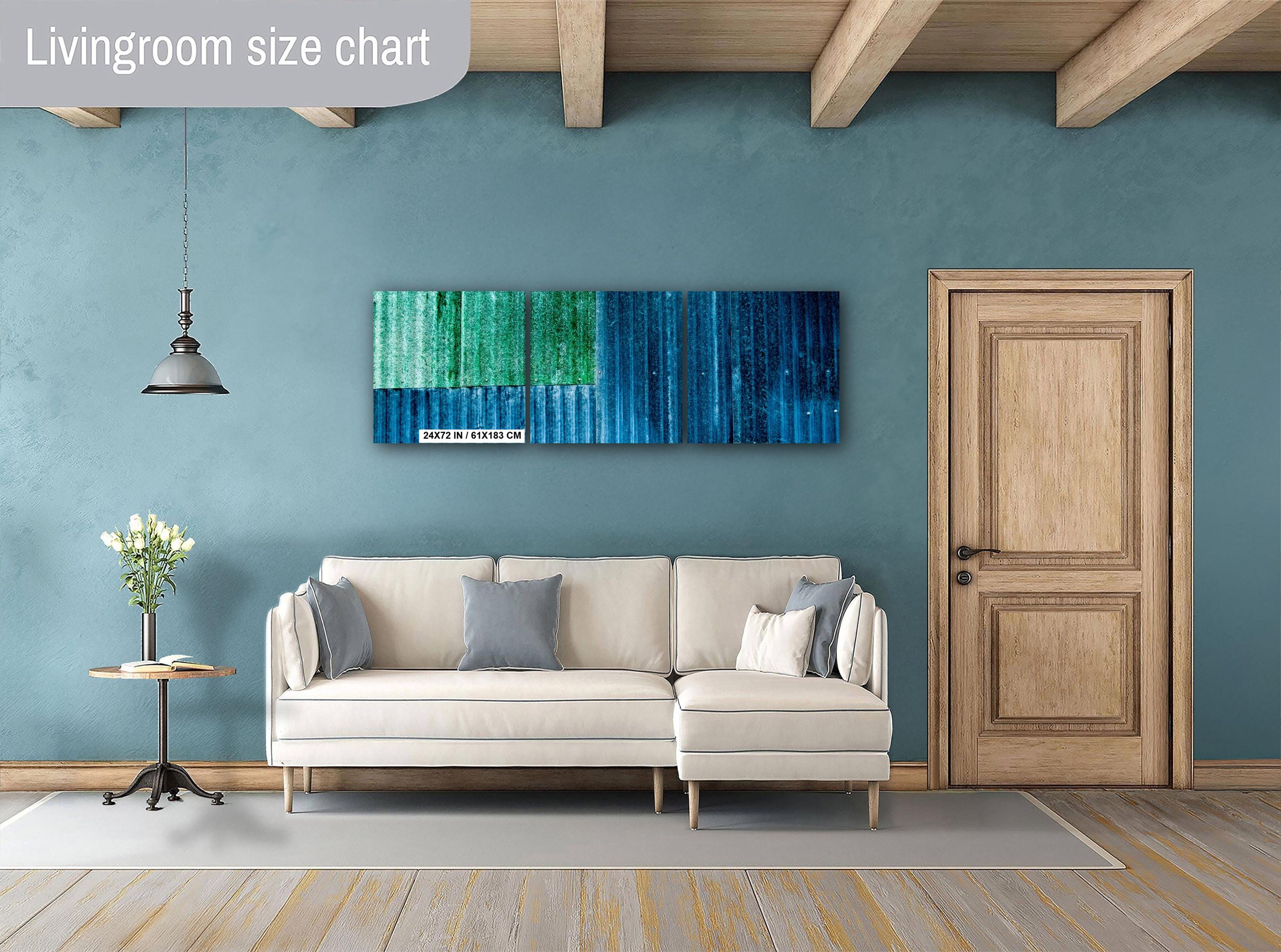 Abstract Farm Art Print - Rustic Wall Decor With Weathered Texture & Vintage Rural Art