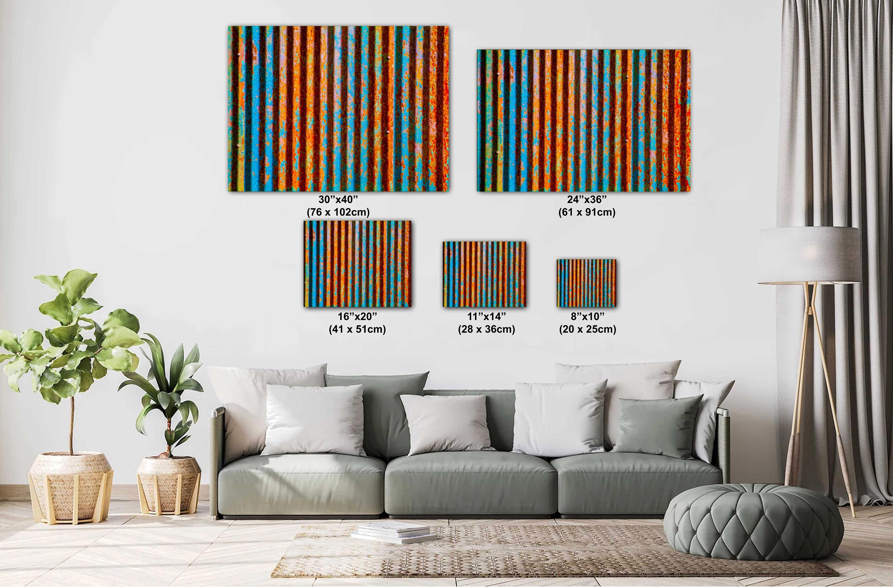 Urban Abstract Wall Art – Modern Architecture Art with Bold Color Artwork