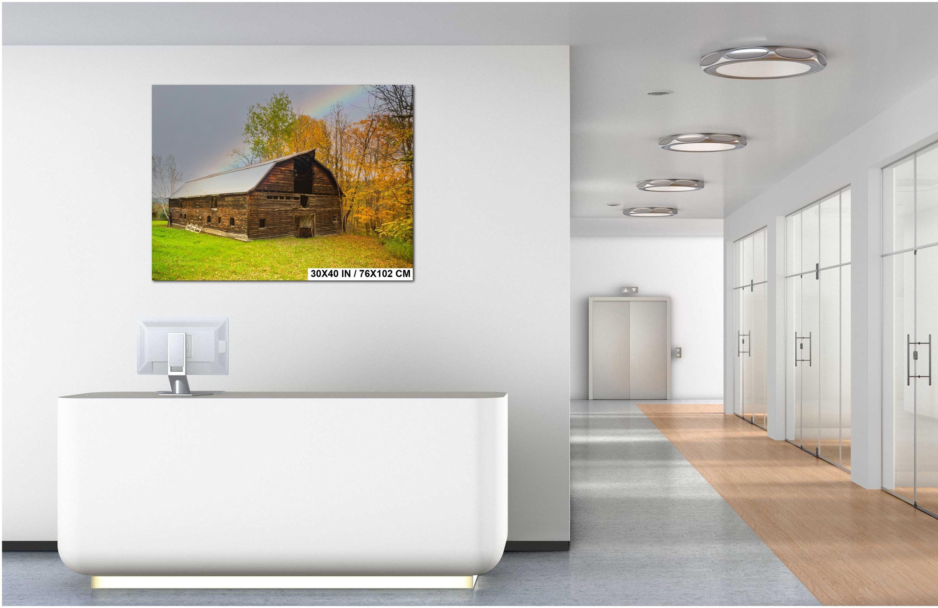 Adirondack Fall Wall Art – Autumn Landscape Print with Vibrant Fall Colors