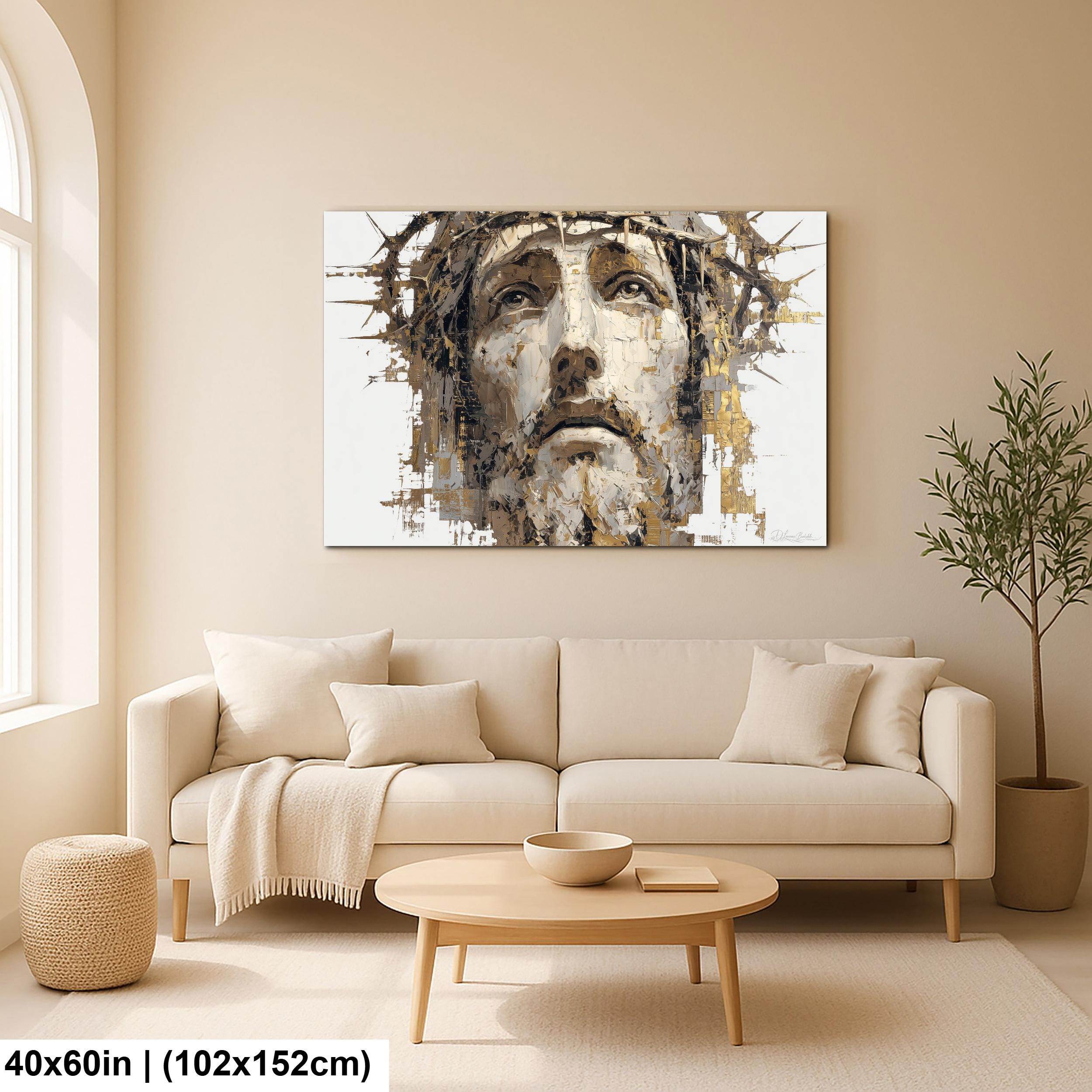 Christian Wall Decor – Jesus Christ Art | Faith Inspired Print for Prayer Room