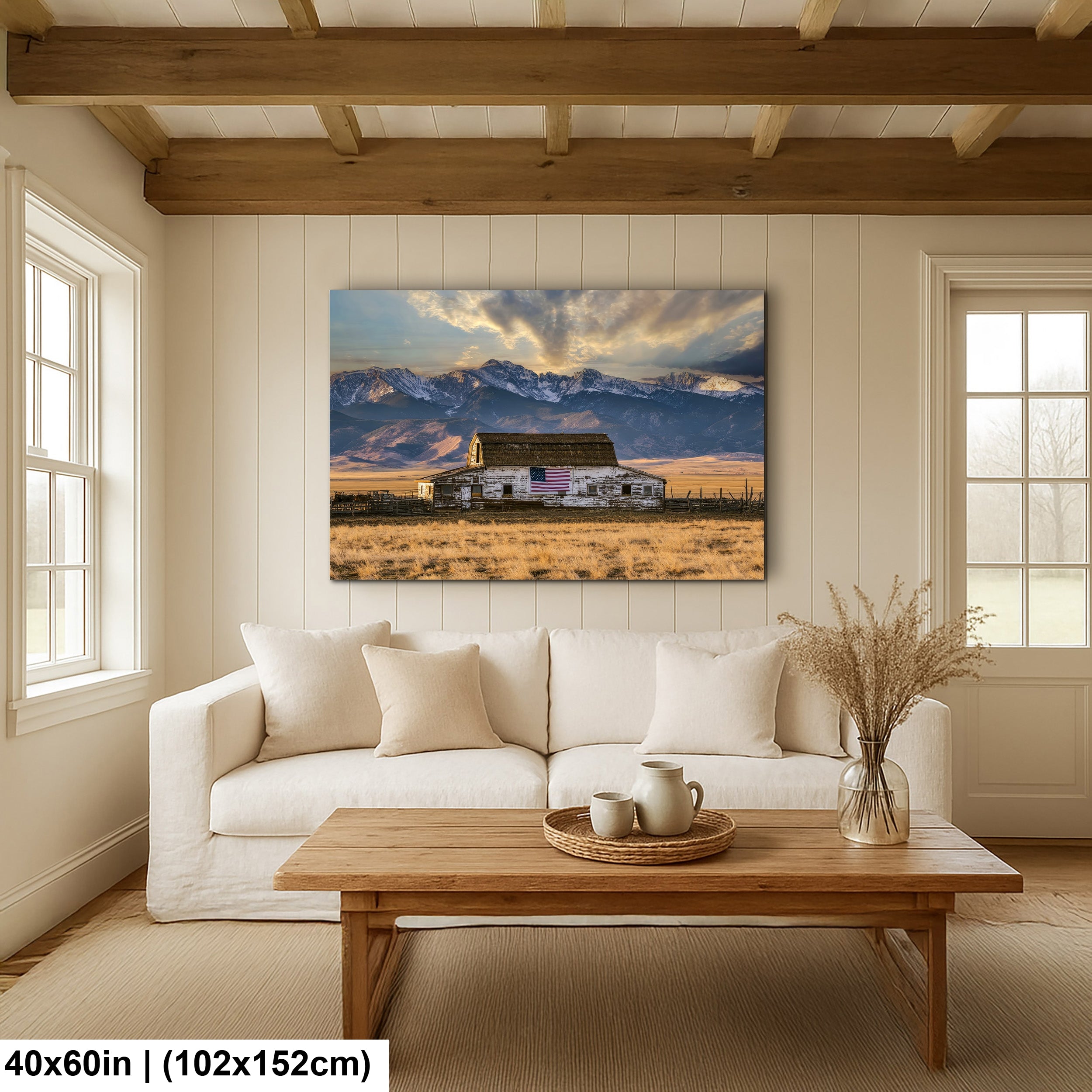 American Barn | American barn on the wind-swept plains of Colorado | Northern Colorado
