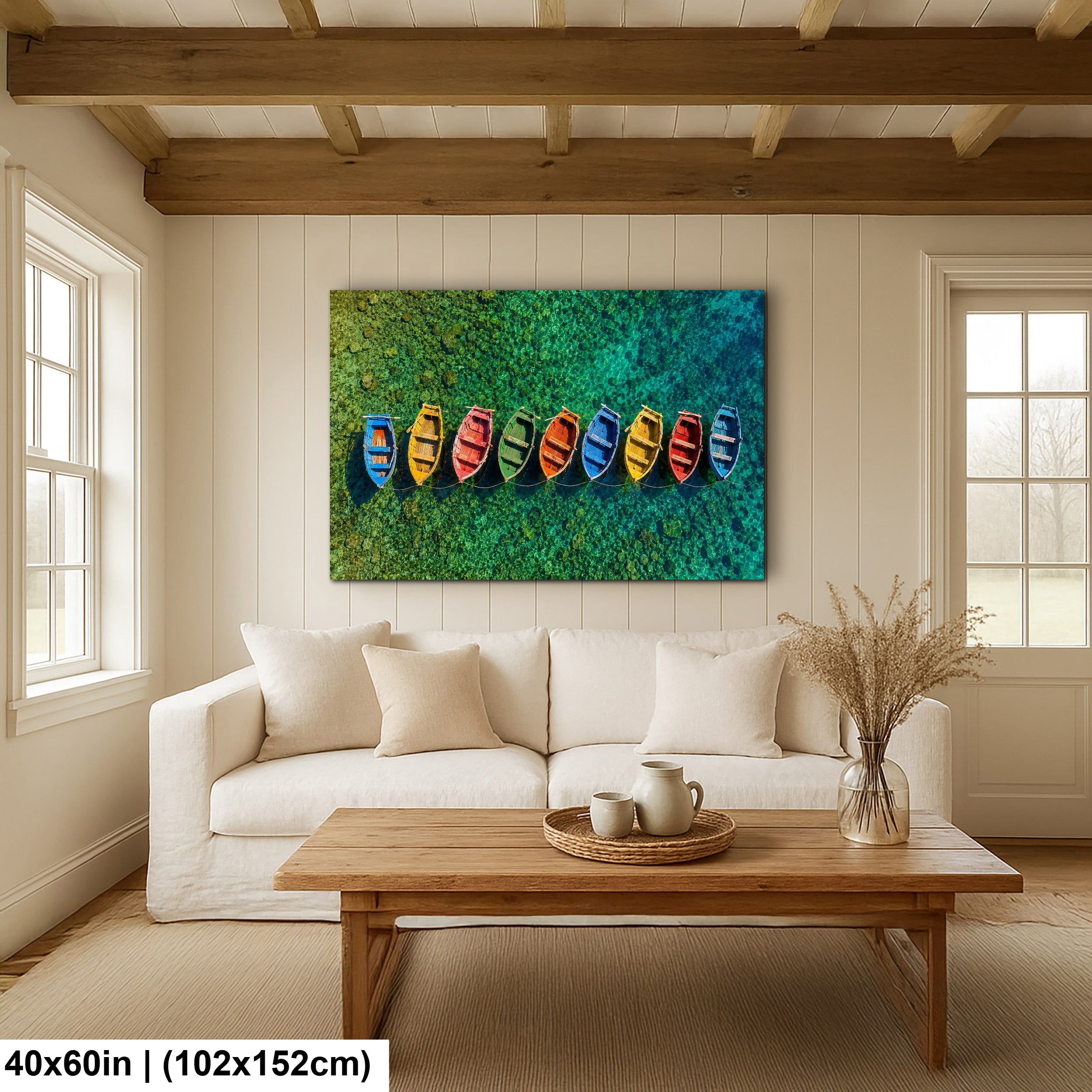 The Rainbow Fleet | Mountain Scenic Wall Decor | Rocky Mountain Art