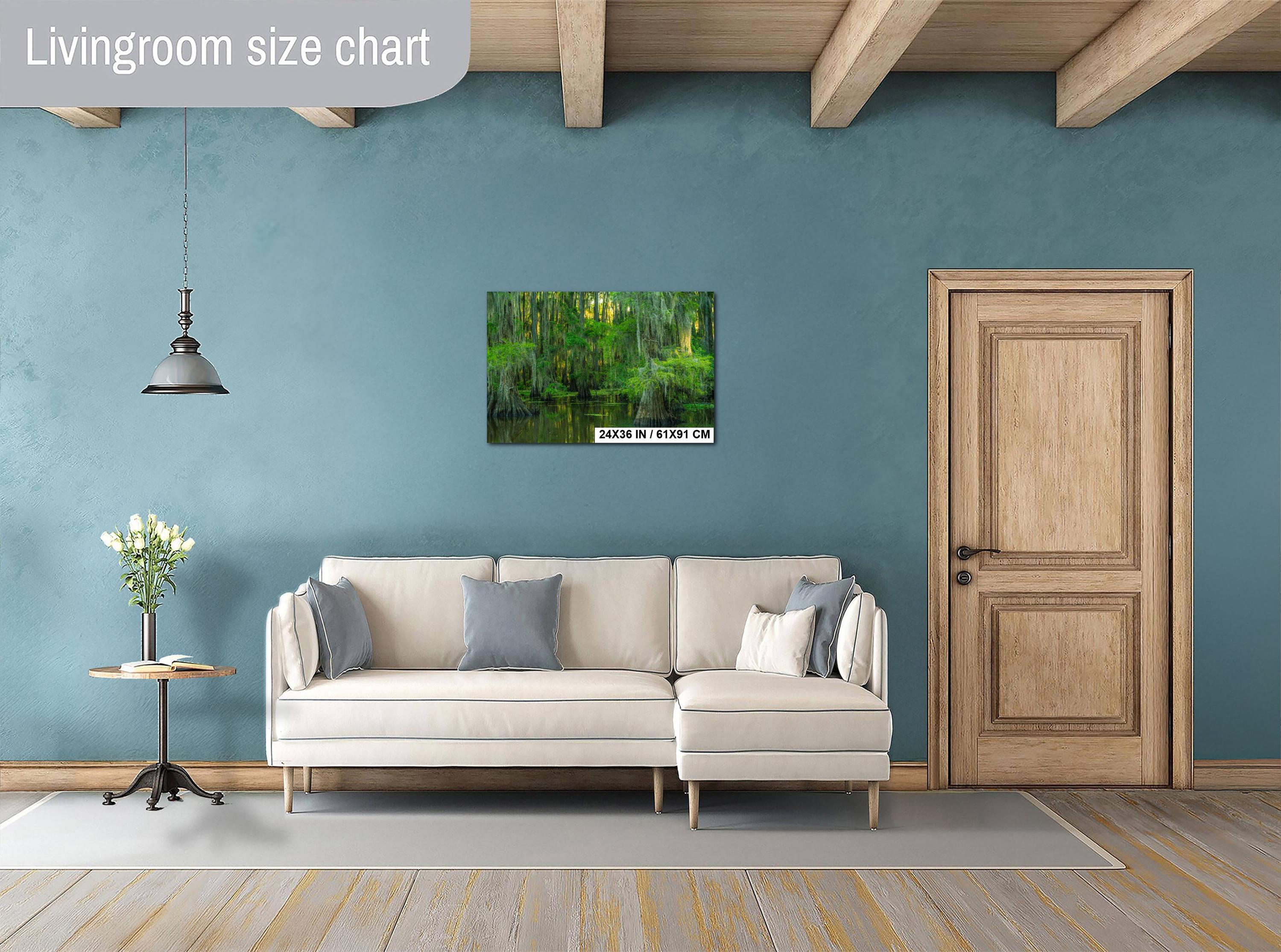 Texas Landscape Art – Cypress Swamp Photography Print | Misty Trees & Spanish Moss