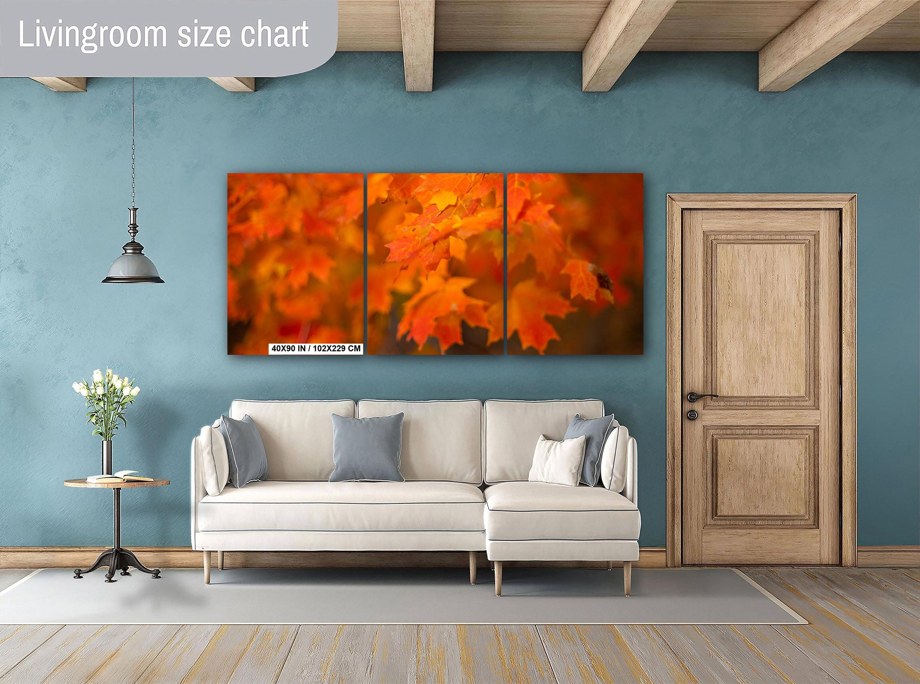 Adirondack Autumn Print - Vibrant Fall Foliage Art | Scenic Forest Artwork