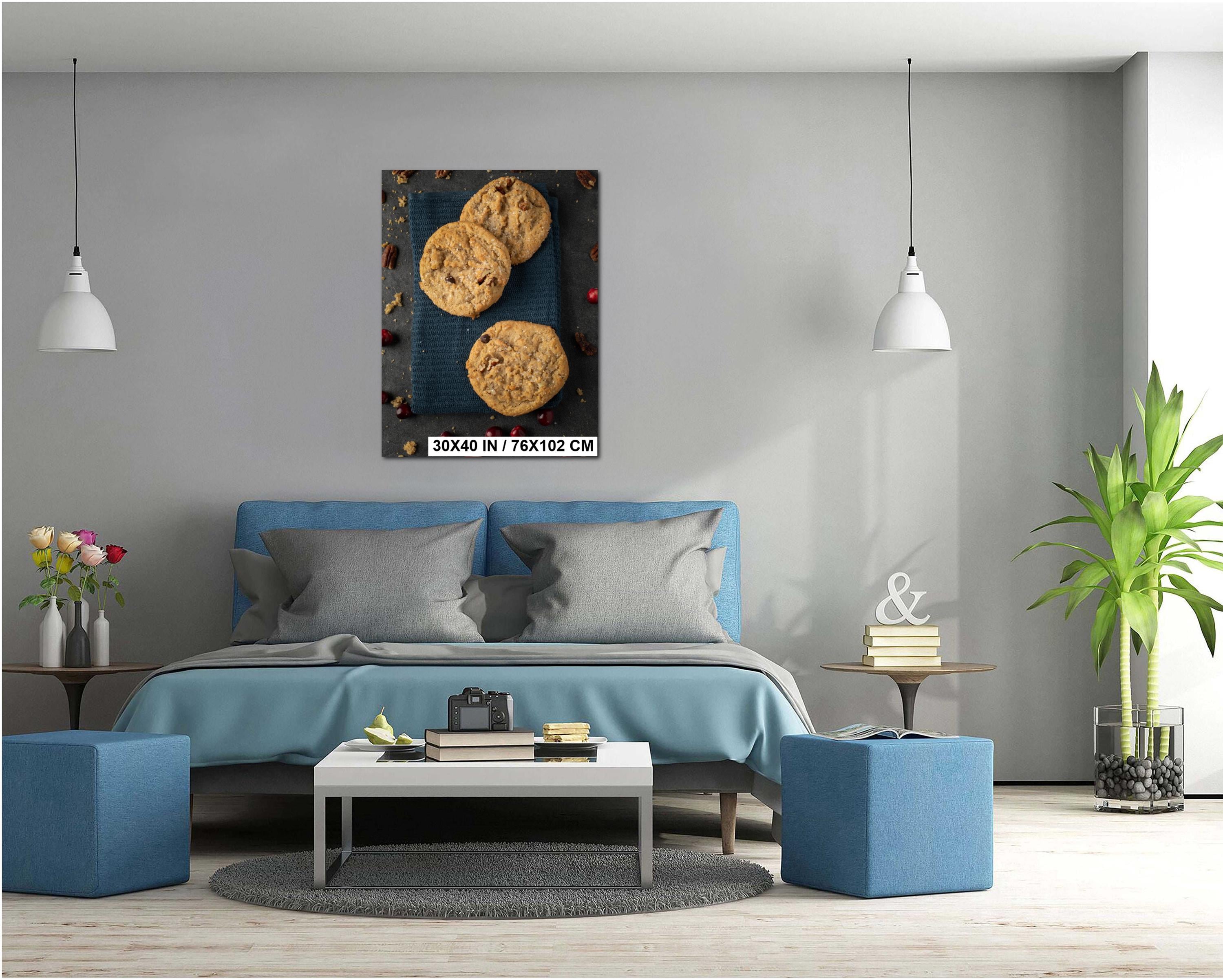 Cowboy Cookies Wall Art - Rustic Kitchen Decor | Vibrant Culinary Print