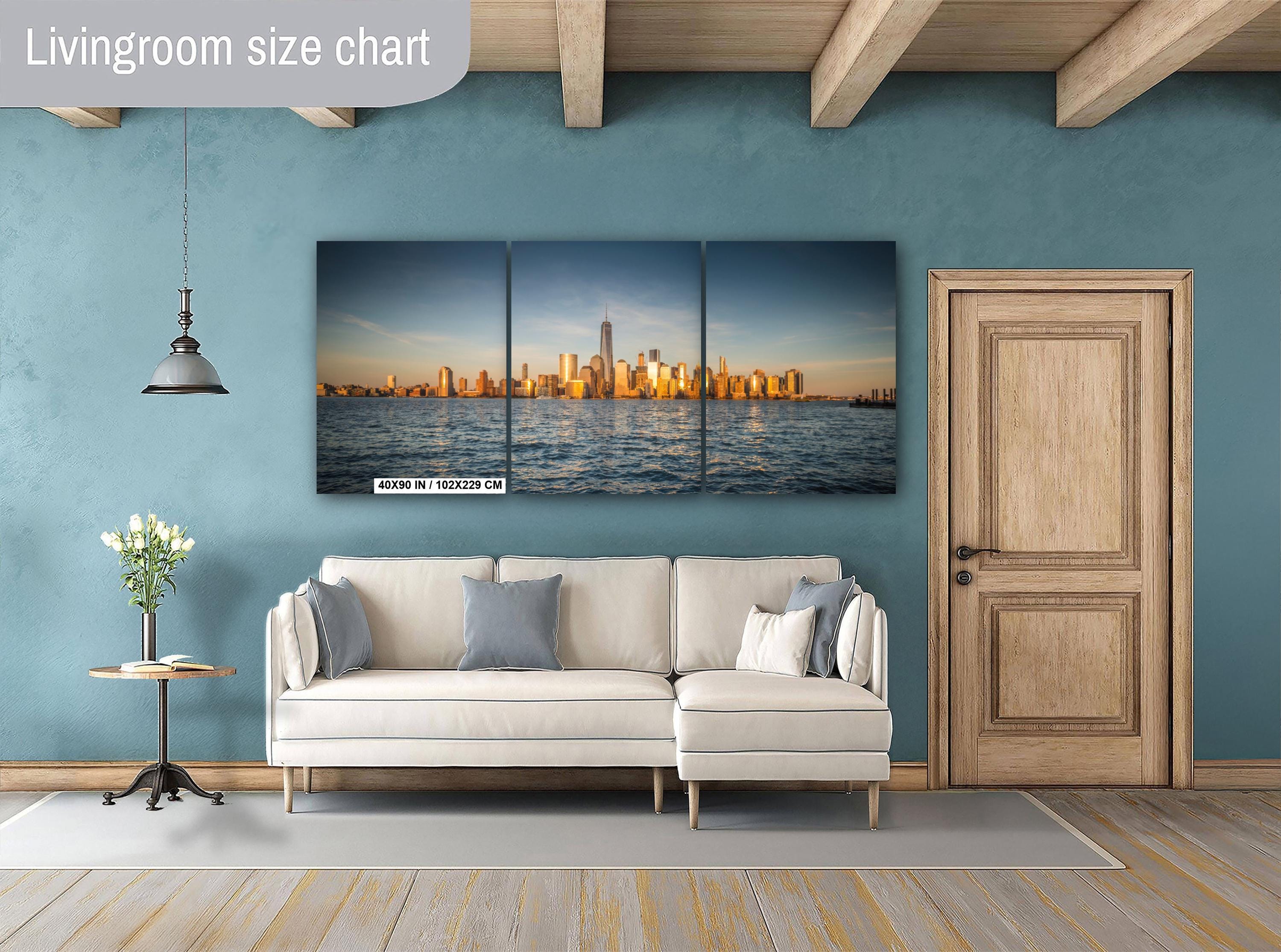 New York Cityscape Print – Urban Skyline Art | Manhattan Photo Wall Decor