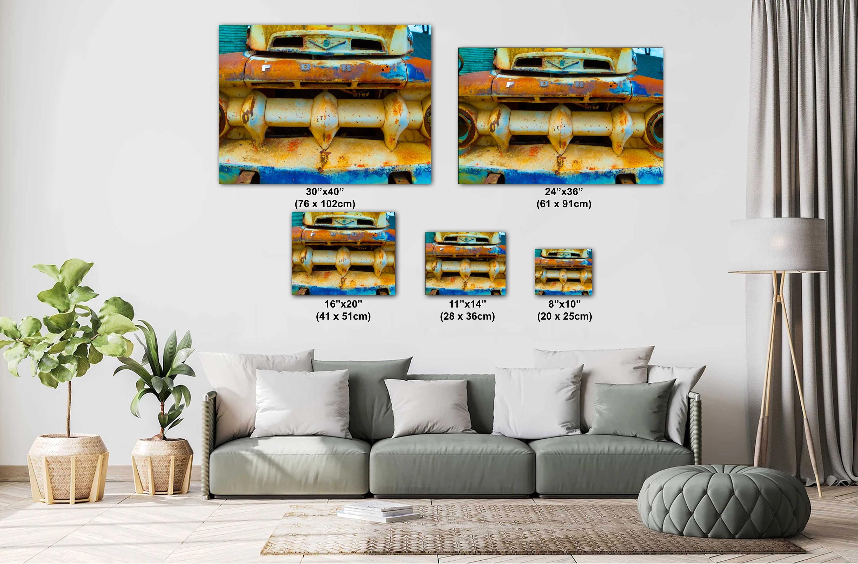 Rustic Abstract Photography Urban Texture Art - Weathered Texture Wall Decor Print