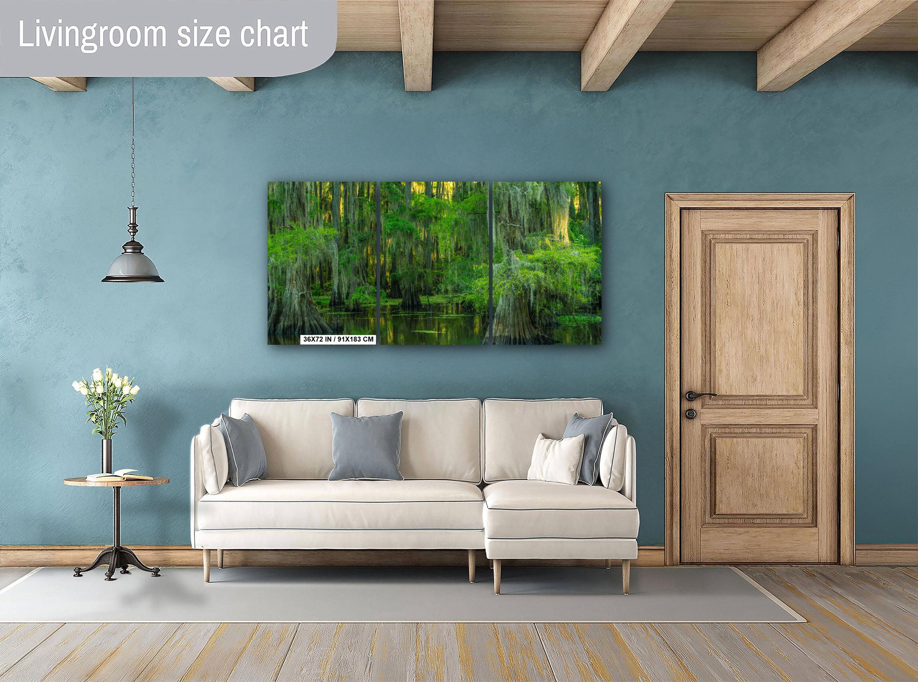 Texas Landscape Art – Cypress Swamp Photography Print | Misty Trees & Spanish Moss