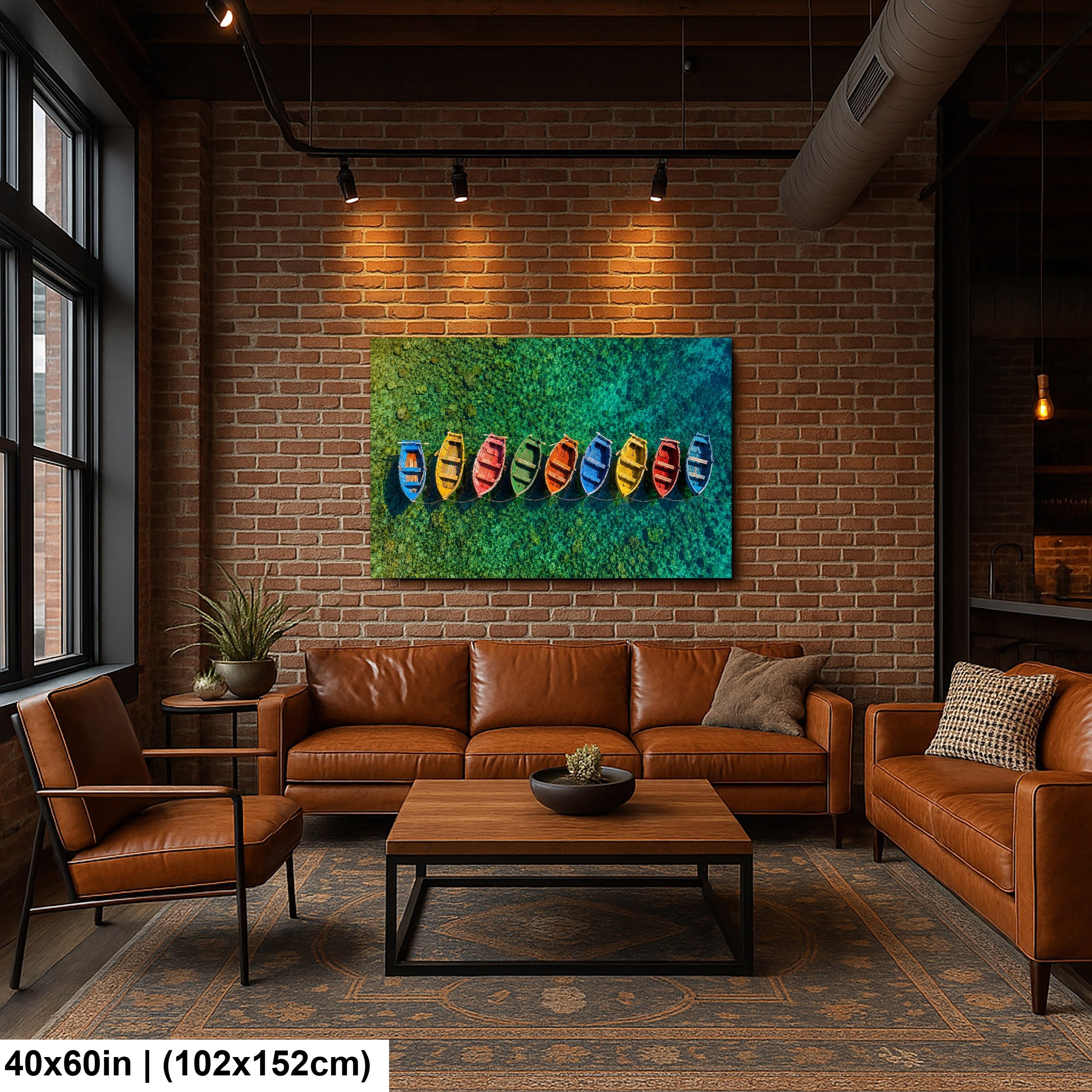 The Rainbow Fleet | Mountain Scenic Wall Decor | Rocky Mountain Art