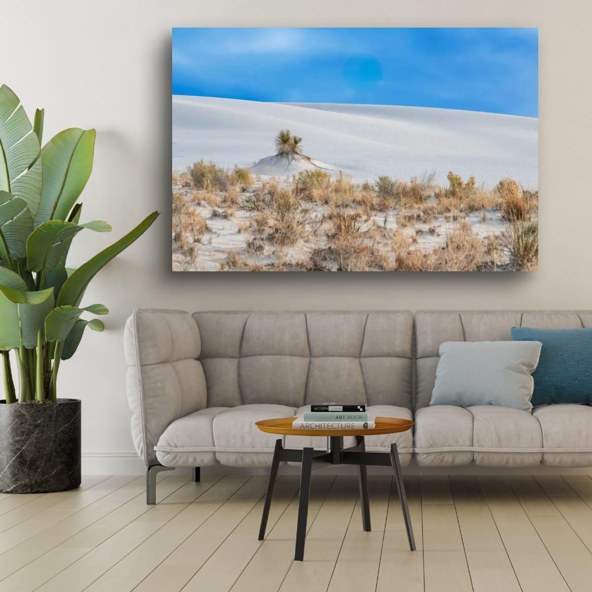 White Sands Art Print – New Mexico Landscape on Archival Paper | Desert Wall Decor